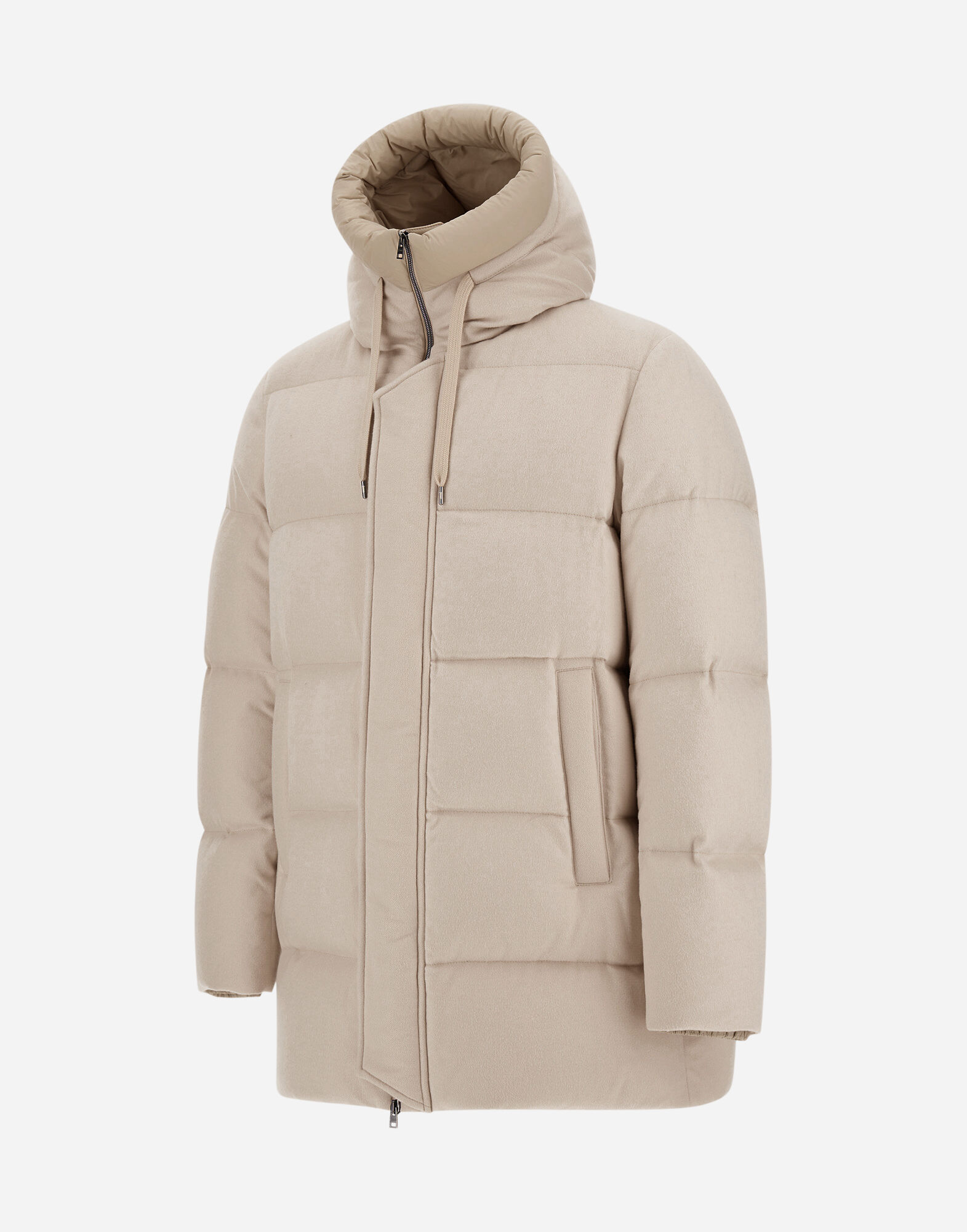 JACKET IN CASHMERE, SILK AND ECOAGE