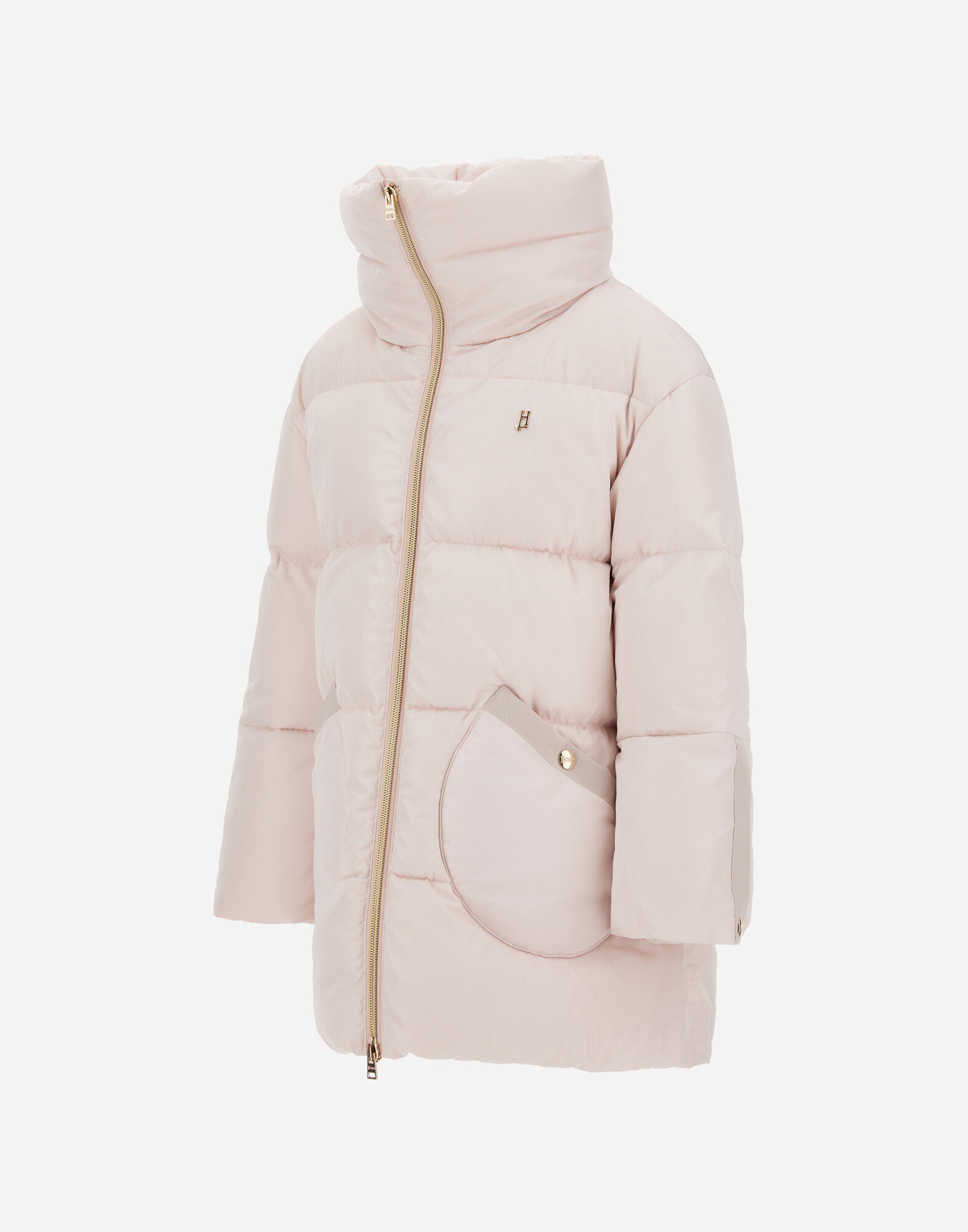 A-SHAPE JACKET IN TAFFETA