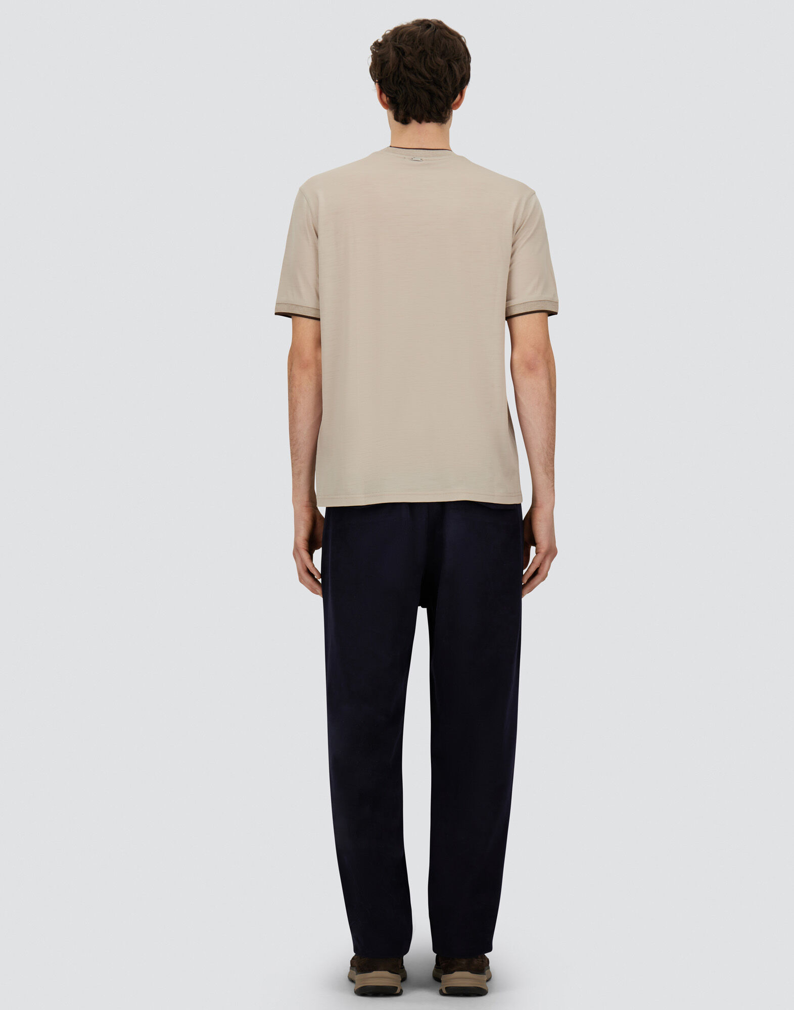 T-SHIRT IN SOFT WOOL JERSEY