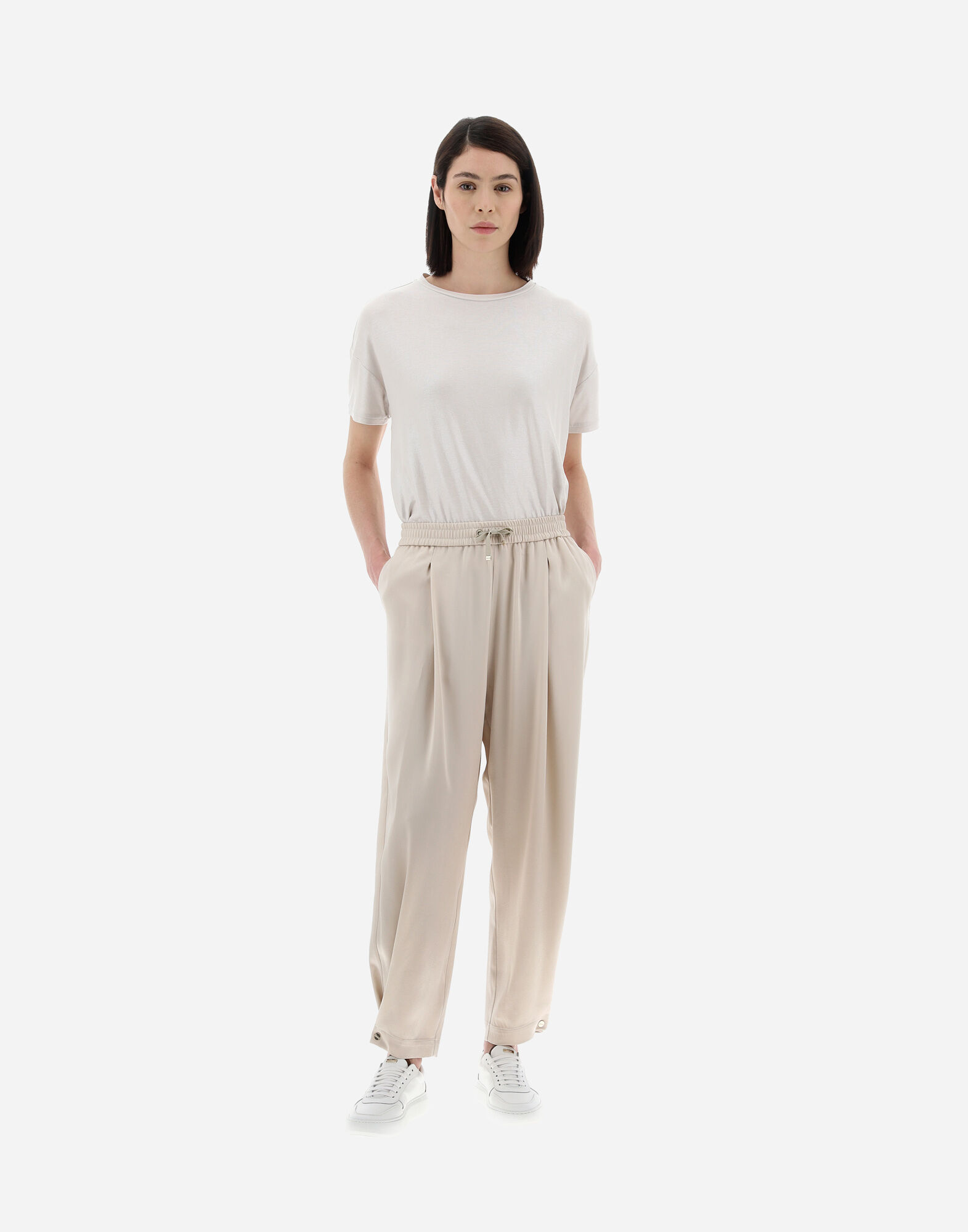 RESORT TROUSERS IN SATIN EFFECT