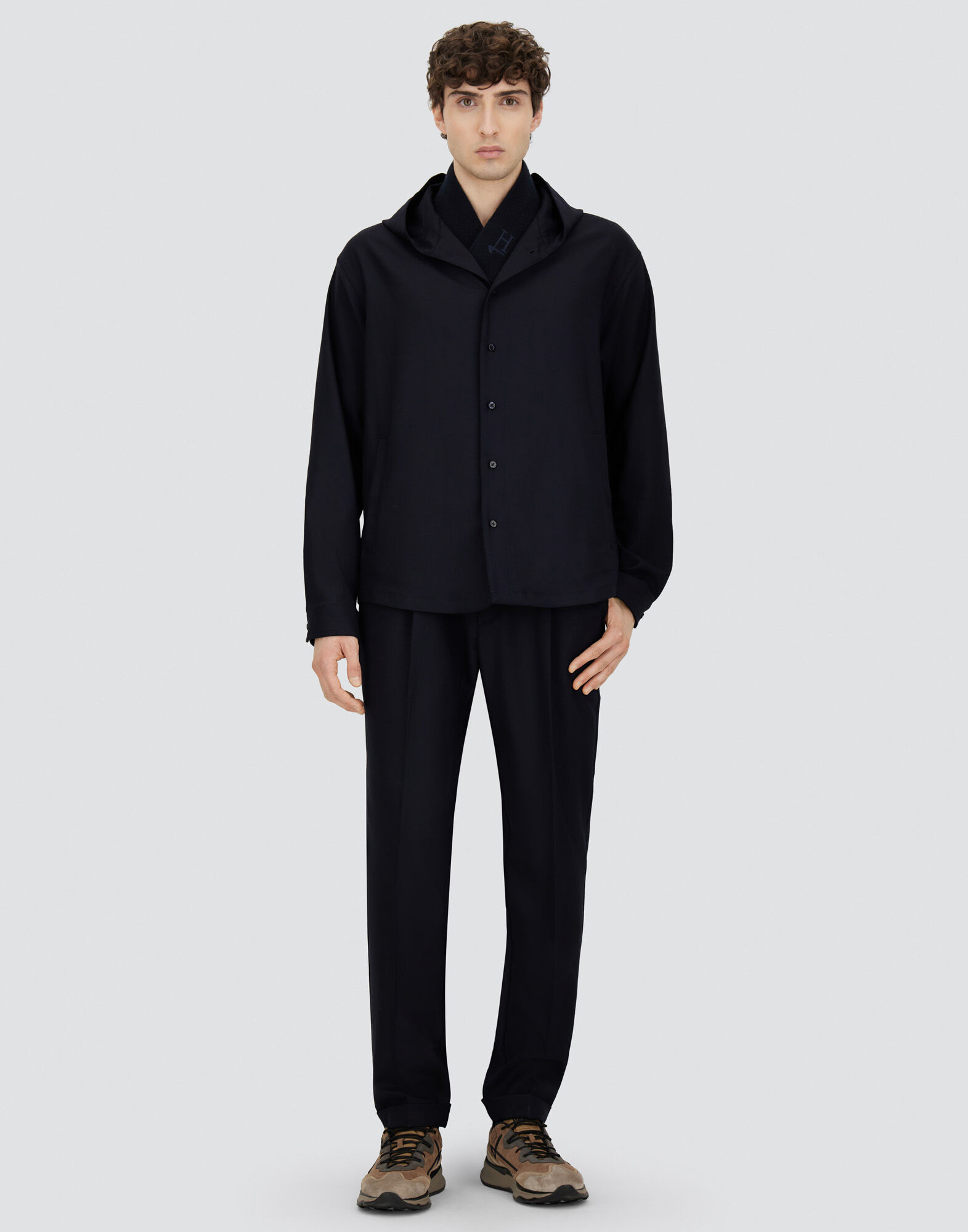 SHACKET IN FLUID WOOL