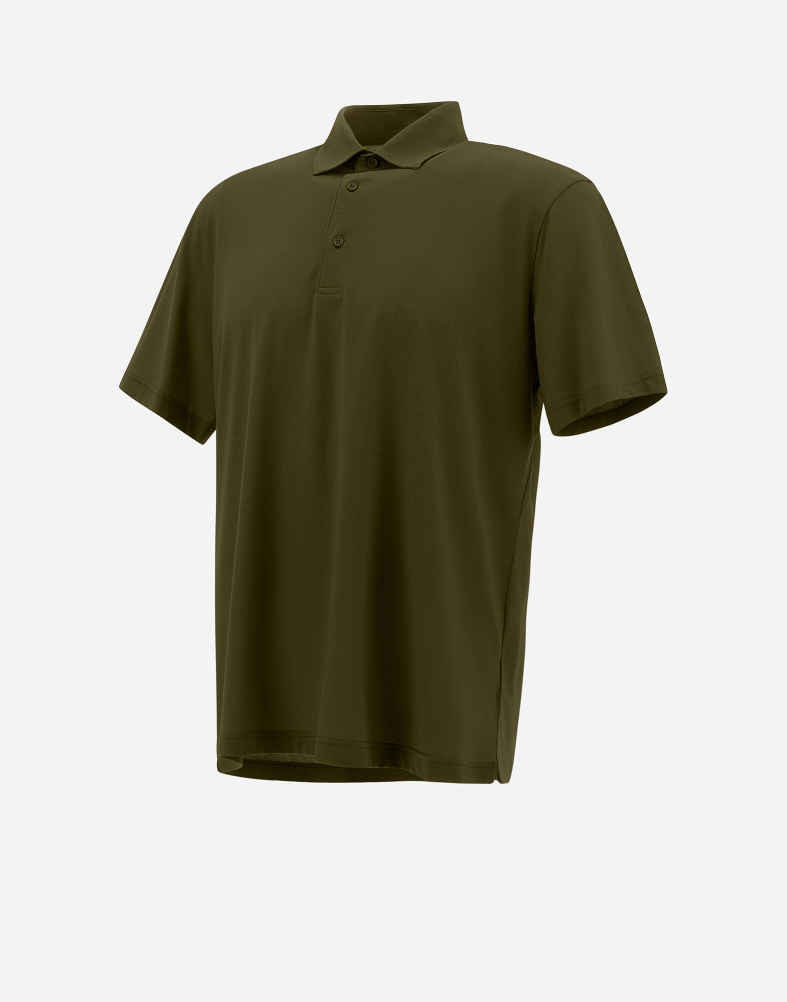 JERSEY CREPE POLO SHIRT