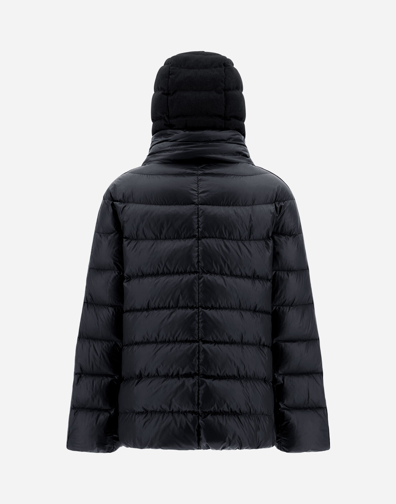 NYLON ULTRALIGHT AND SILK CASHMERE CAPE