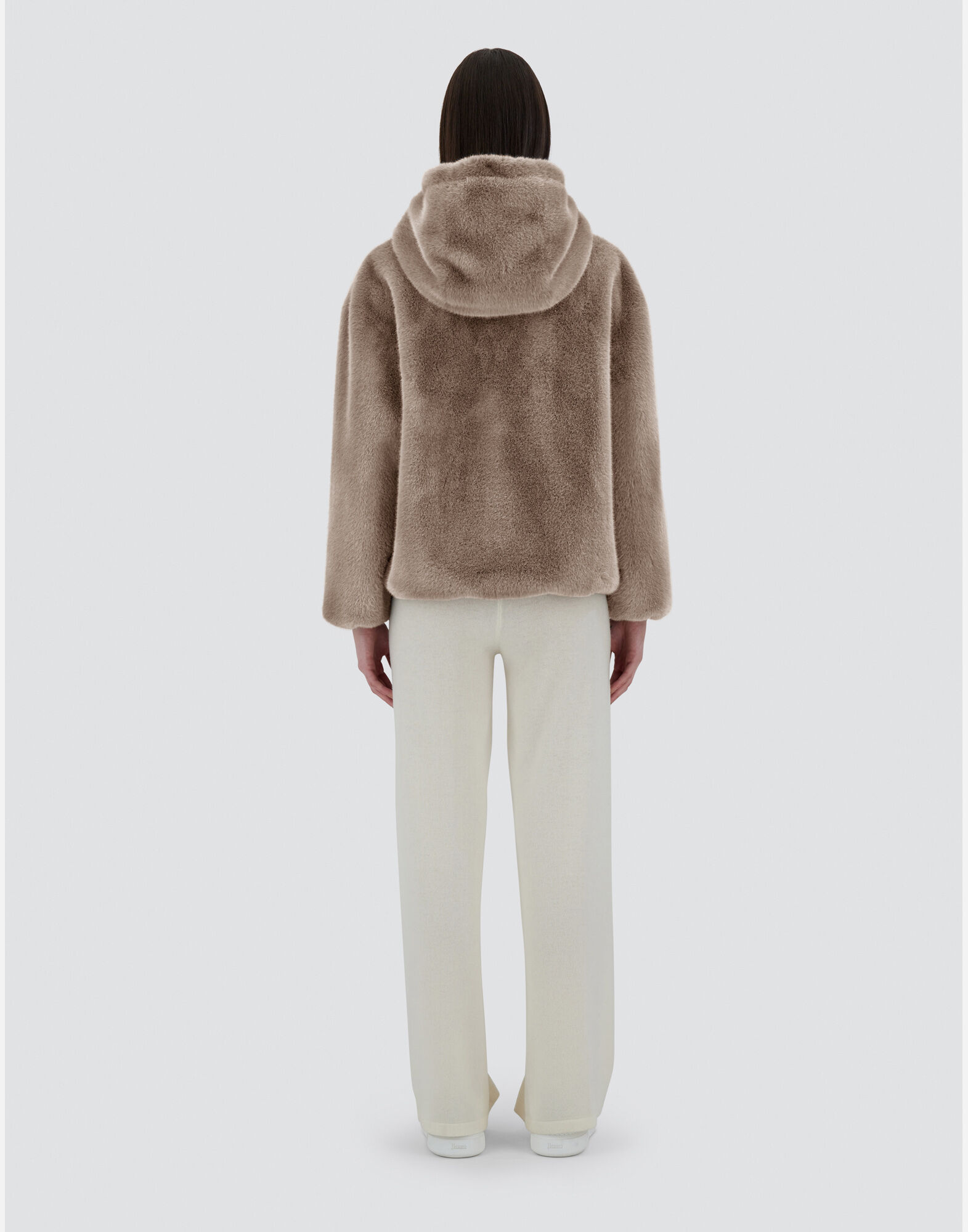 SWEATSHIRT IN FAUX MINK FUR