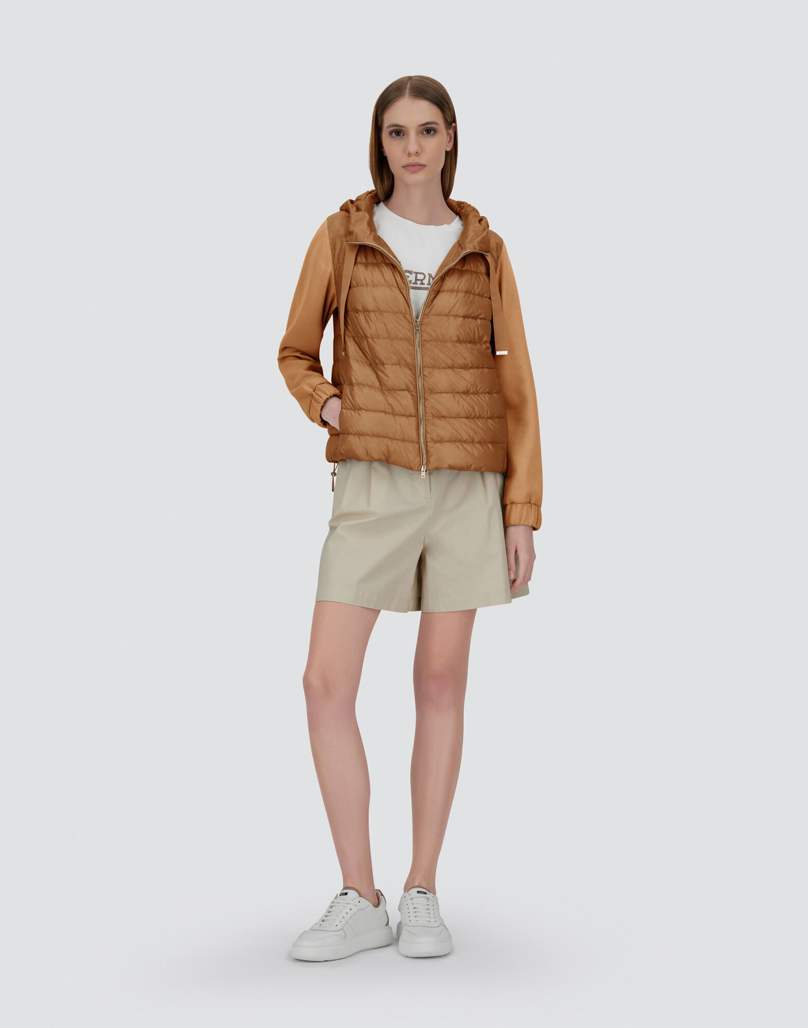 JACKET IN YOGA AND NYLON ULTRALIGHT