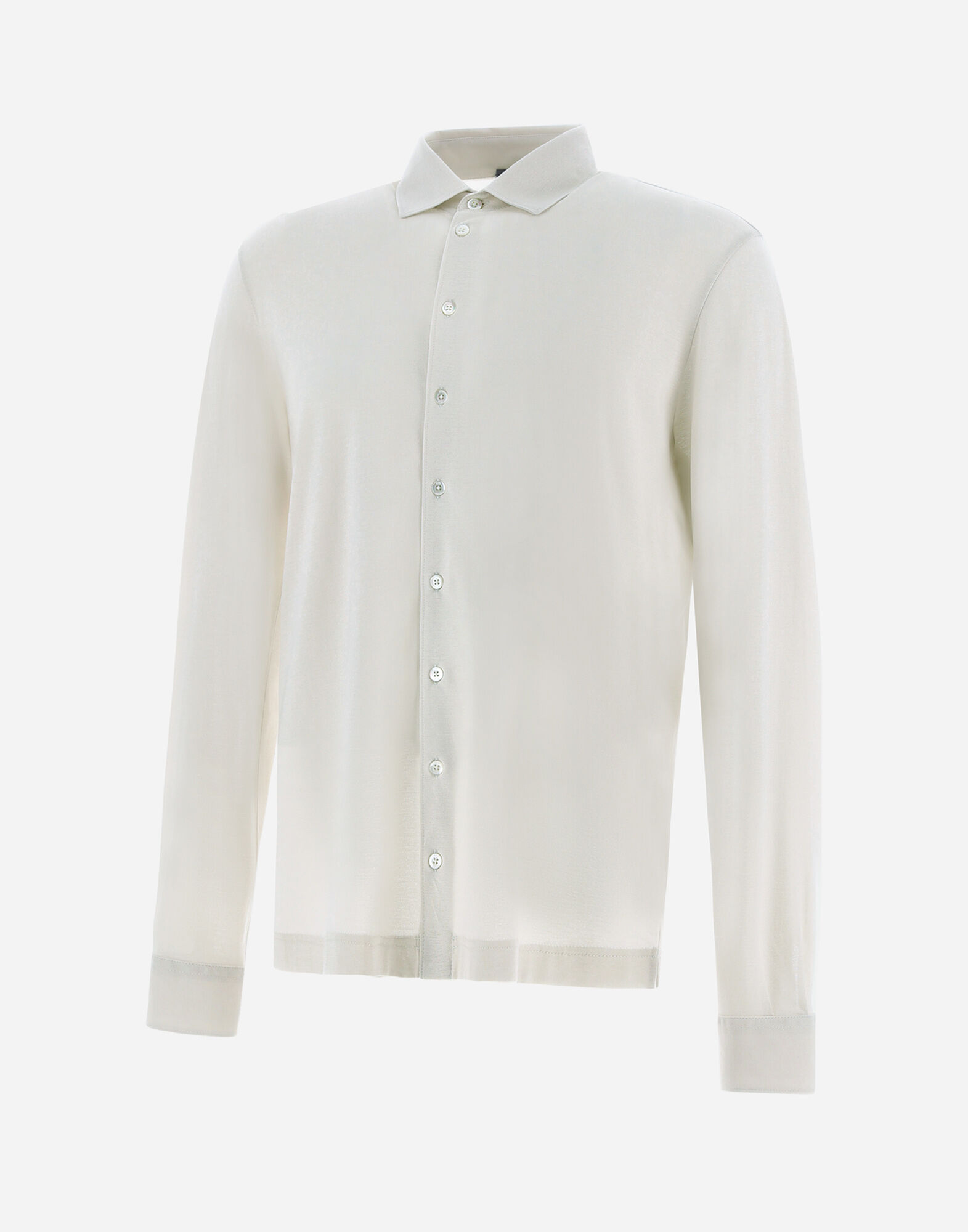 JERSEY CREPE POLO SHIRT