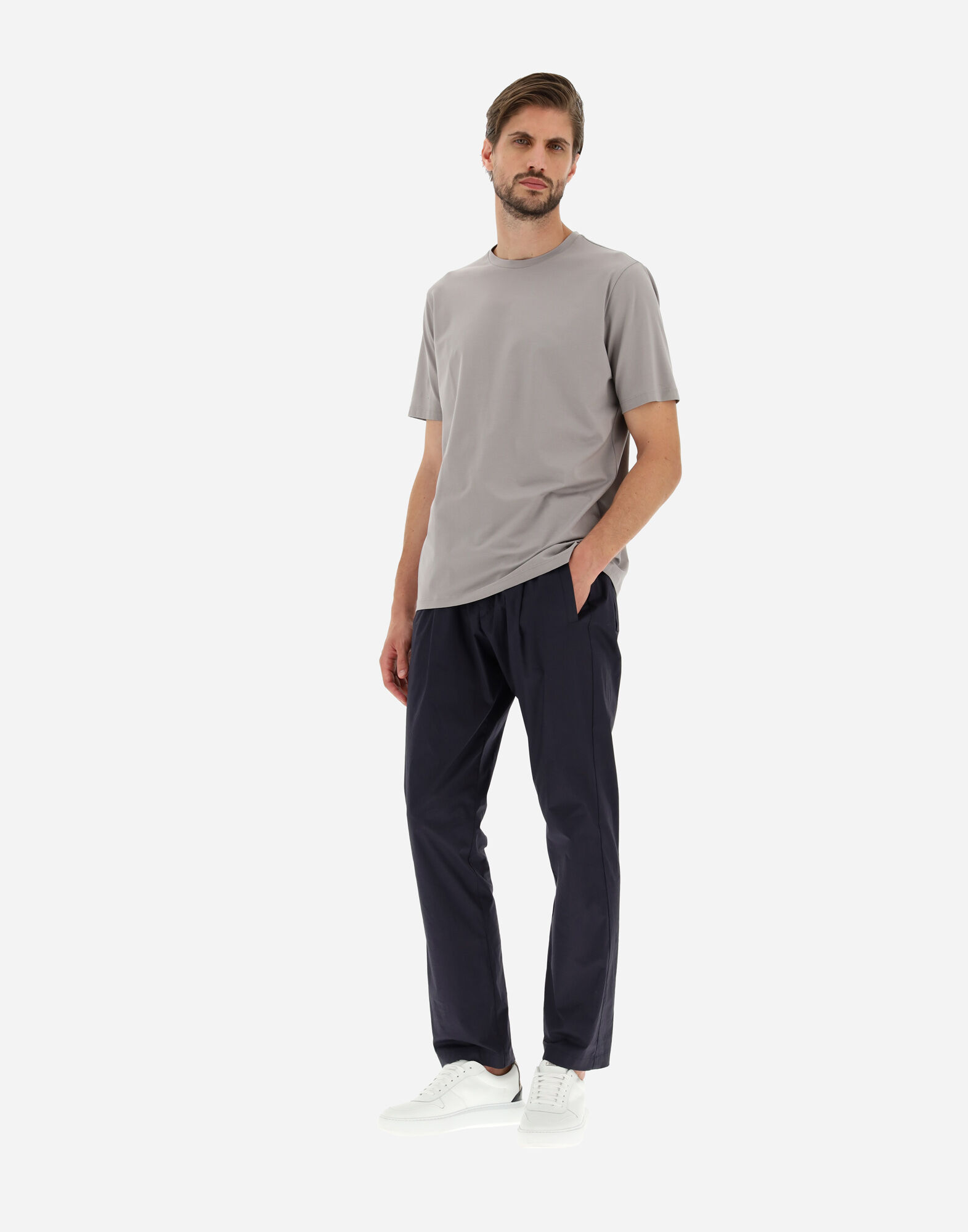 SUPERFINE?COTTON STRETCH T-SHIRT