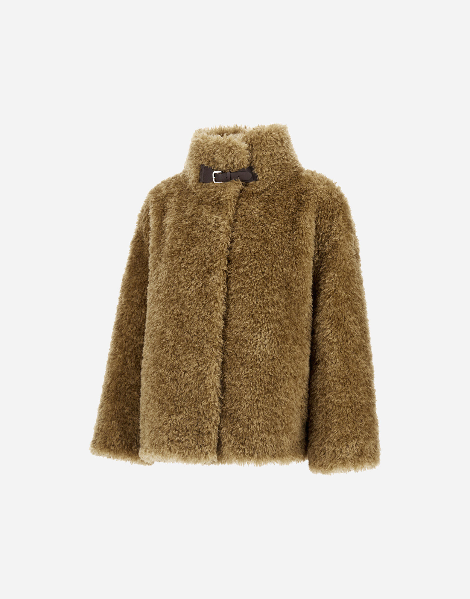 CAPE IN CURLY ALTERNATIVE FUR