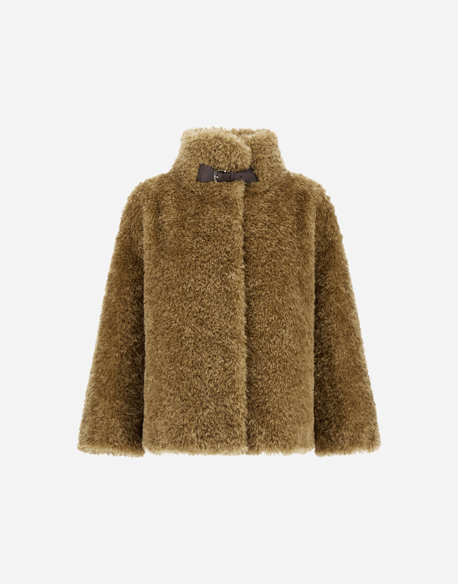 CAPE IN CURLY ALTERNATIVE FUR