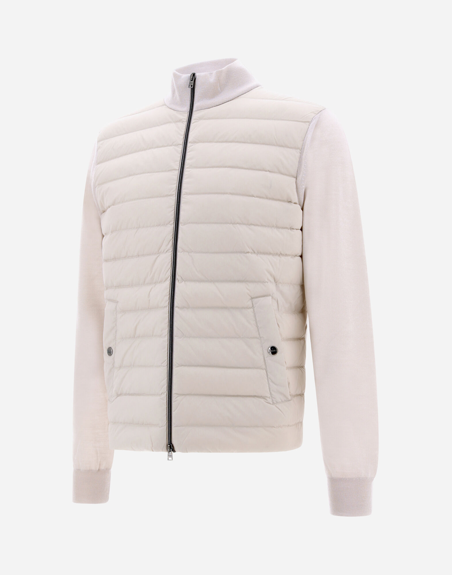 CARDIGAN IN SILK WOOL & NUAGE