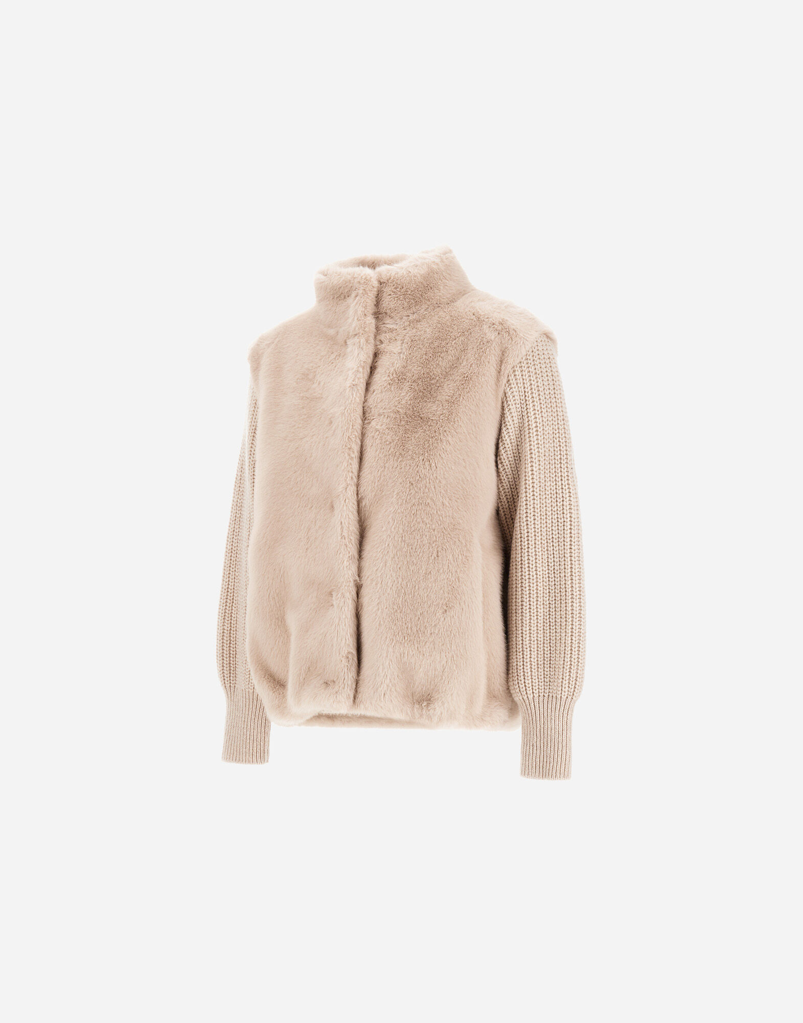 RESORT JACKET IN FAUX MINK FUR