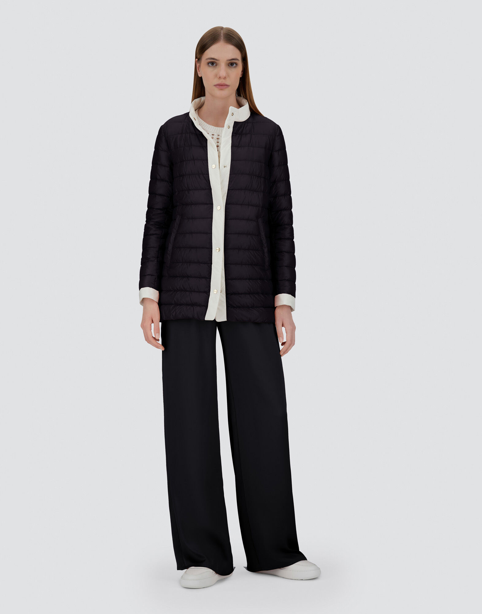 A-SHAPE JACKET IN NYLON ULTRALIGHT AND ECOAGE