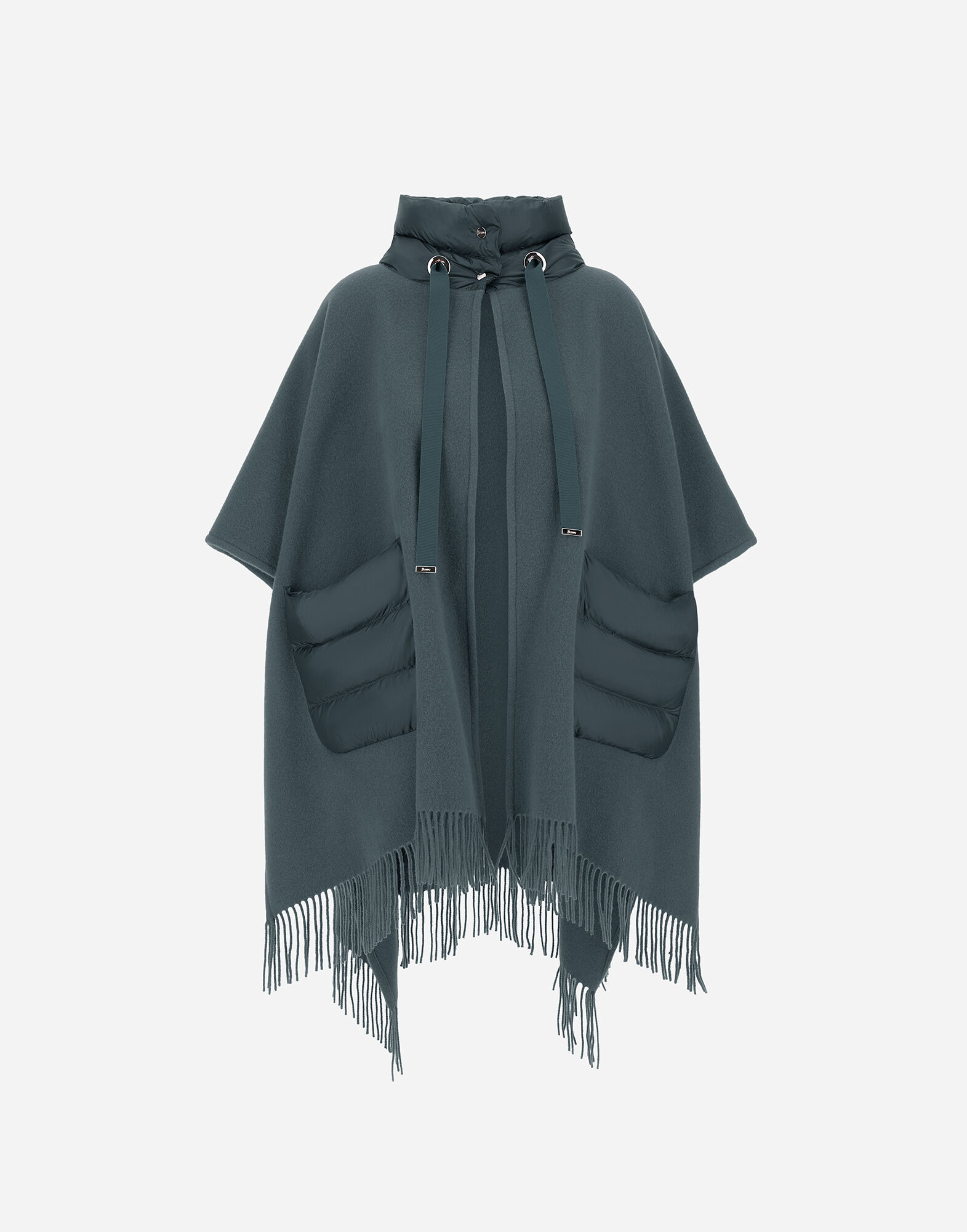 RESORT PONCHO IN WARMY & NYLON ULTRALIGHT