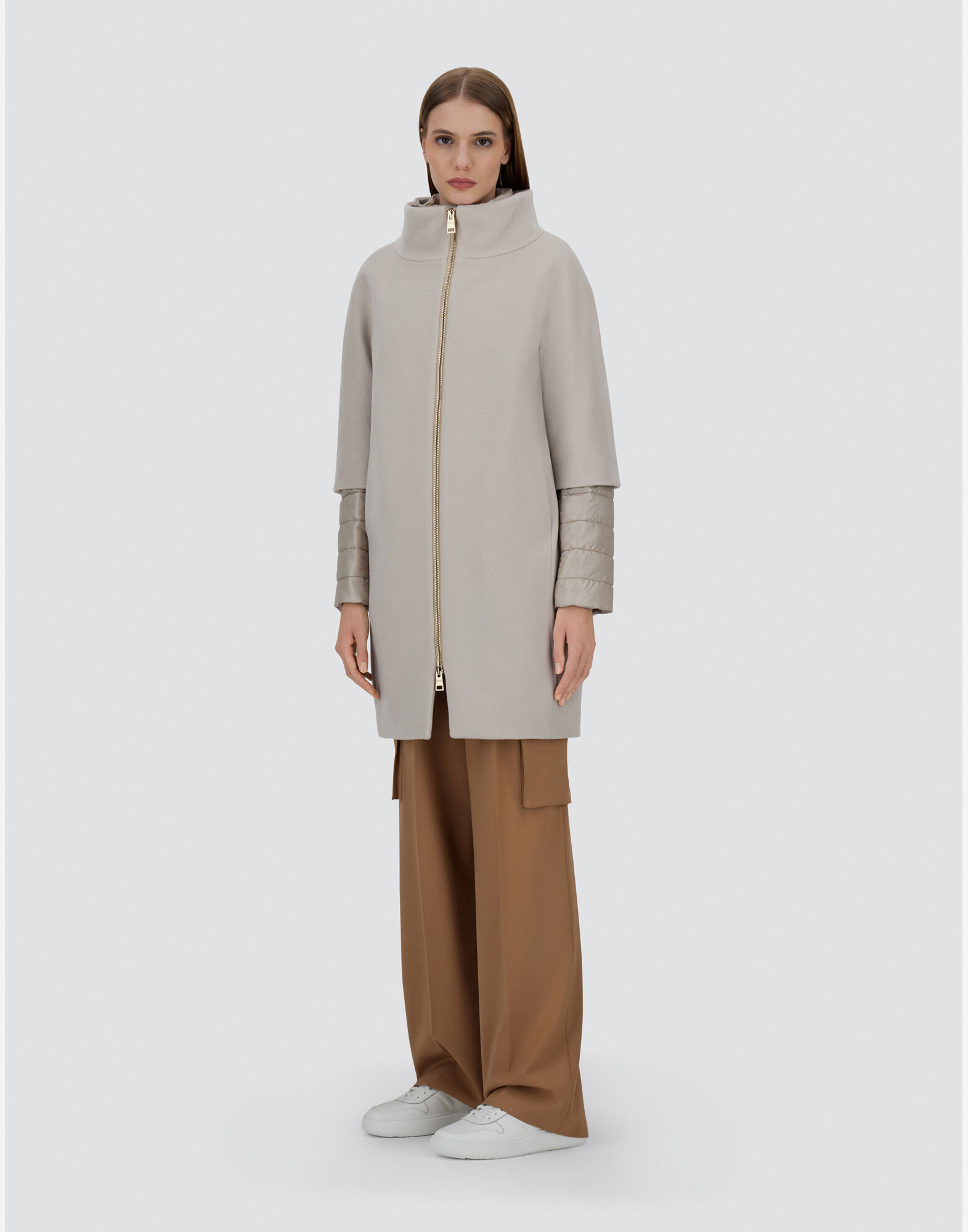 COAT IN LUXURY WOOL AND NYLON ULTRALIGHT