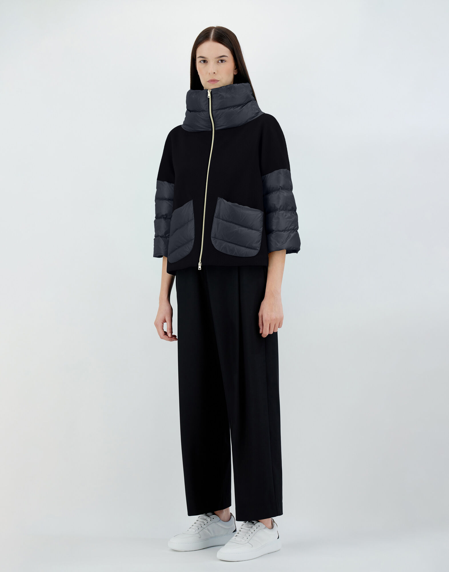 CAPE IN NEW CASHMERE AND NYLON ULTRALIGHT