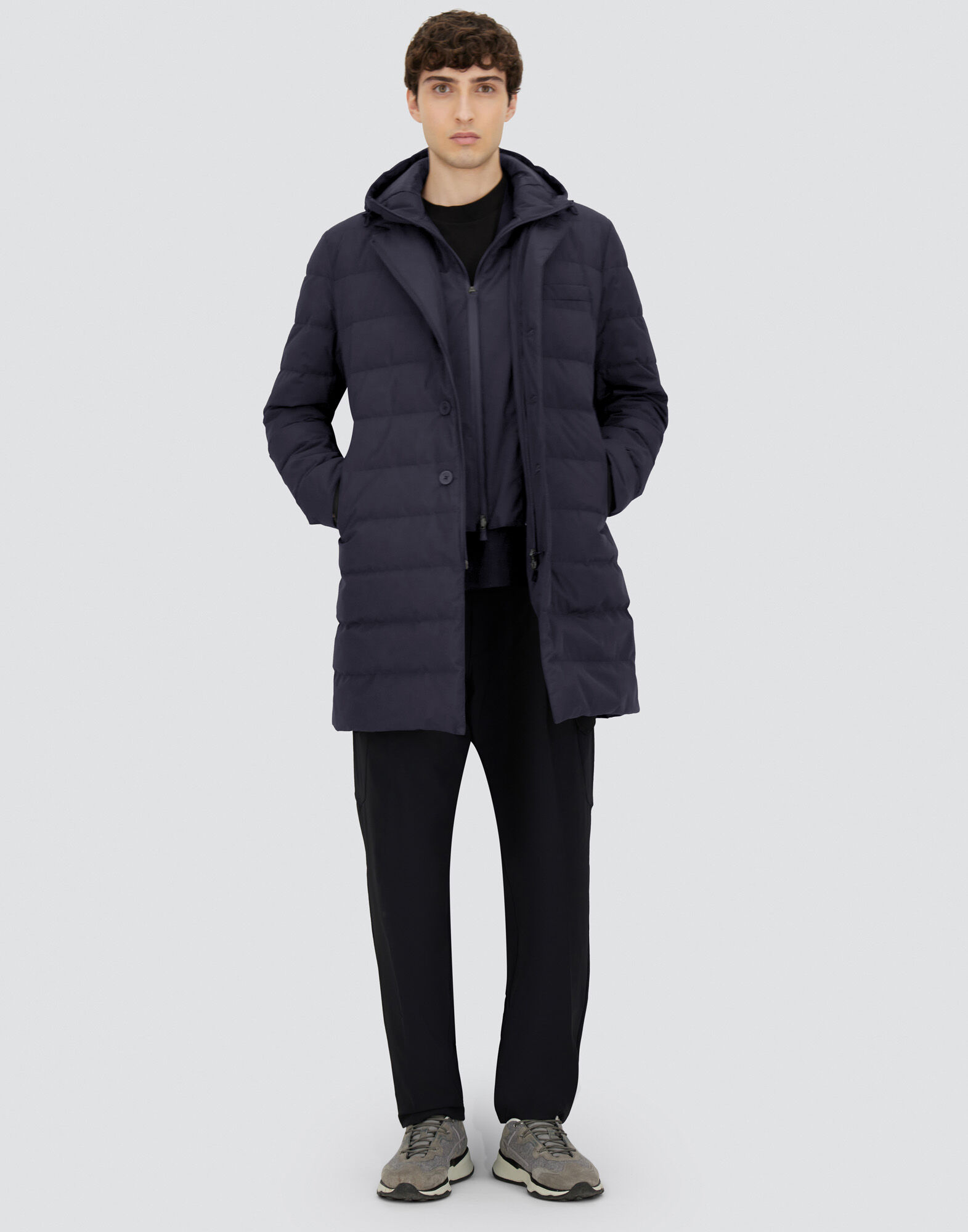 LONG JACKET IN 2-LAYER WINDSTOPPER