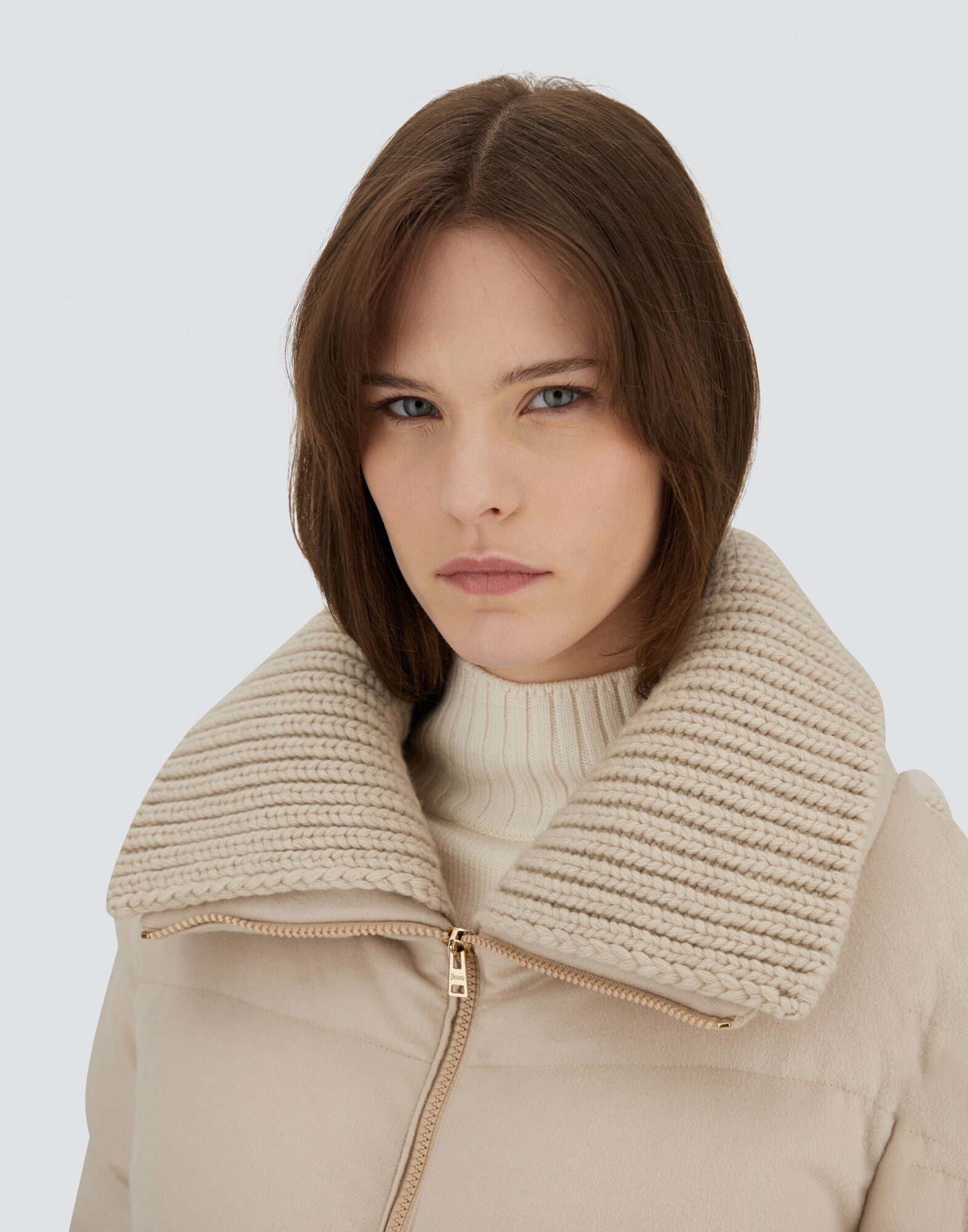 LONG JACKET IN CASHMERE AND SILK