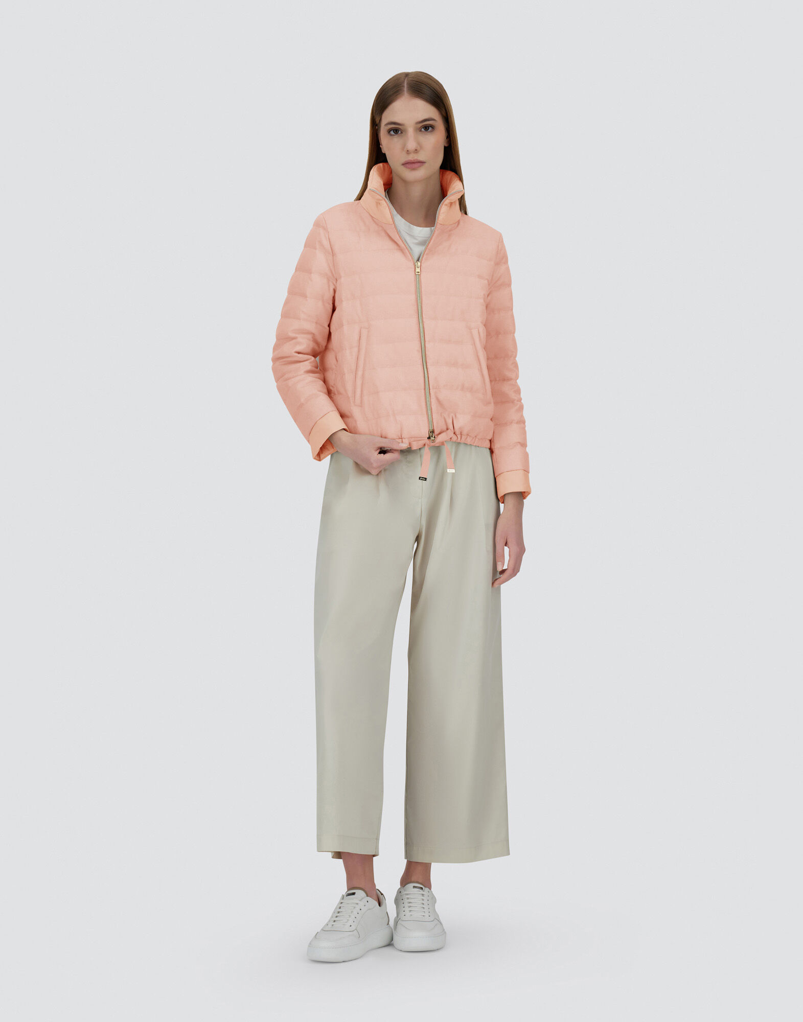 JACKET IN CASHMERE, SILK AND ECOAGE