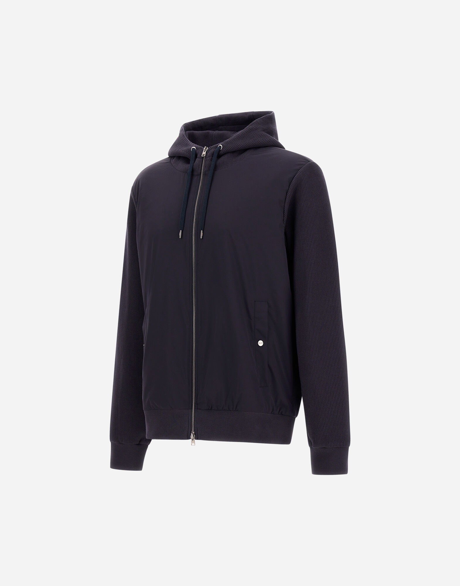 RESORT JACKET IN KNIT EFFECT INTERLOCK AND TRAVEL NYLON PONENTE