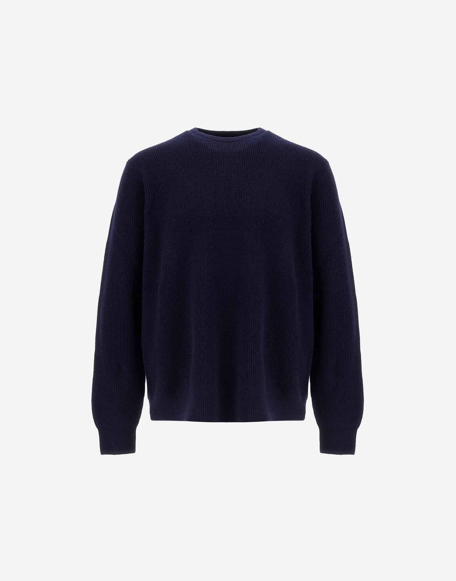 SWEATER IN RIBBED WOOL CASHMERE