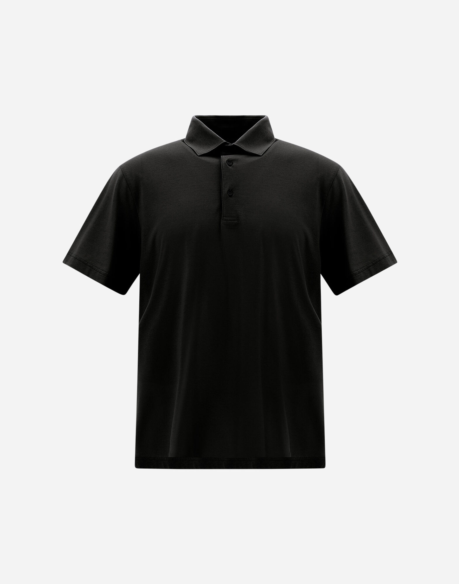 JERSEY CREPE POLO SHIRT