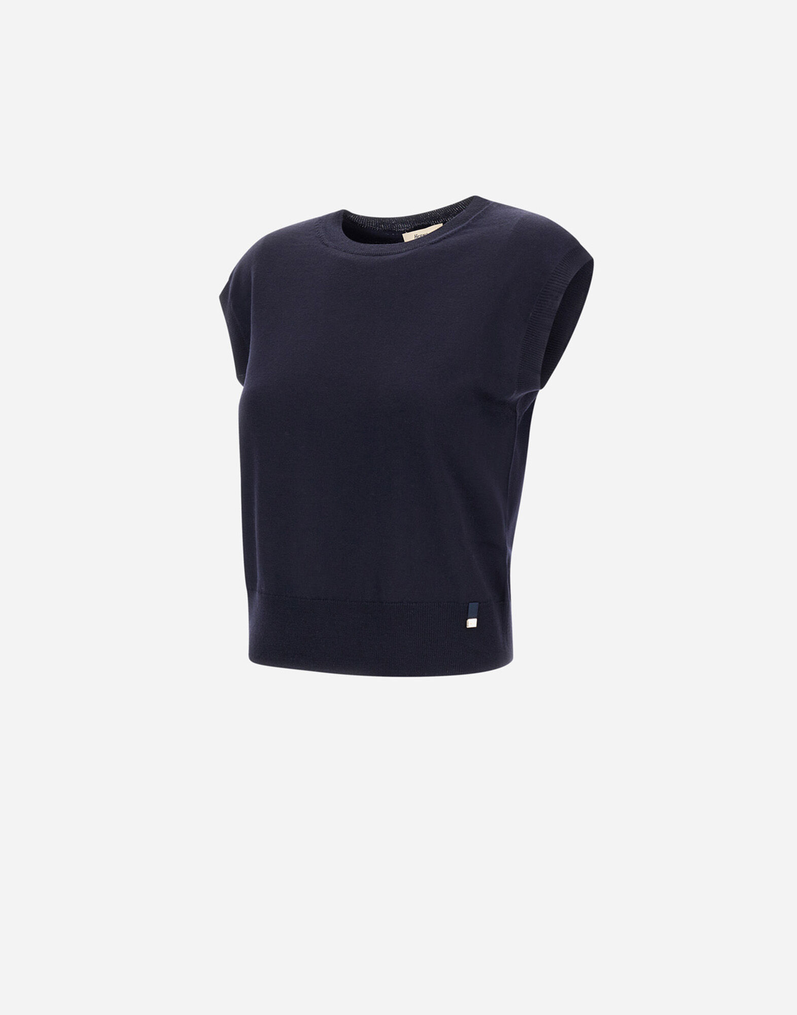 VEST IN BASIC MERINO WOOL