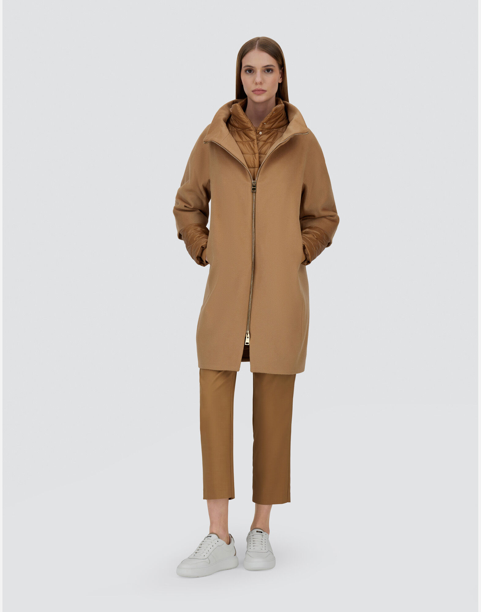 COAT IN LUXURY WOOL AND NYLON ULTRALIGHT