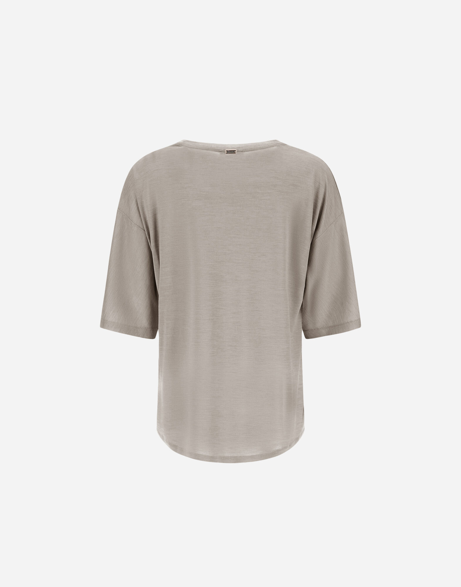 T-SHIRT IN LIGHT SILK & WOOL