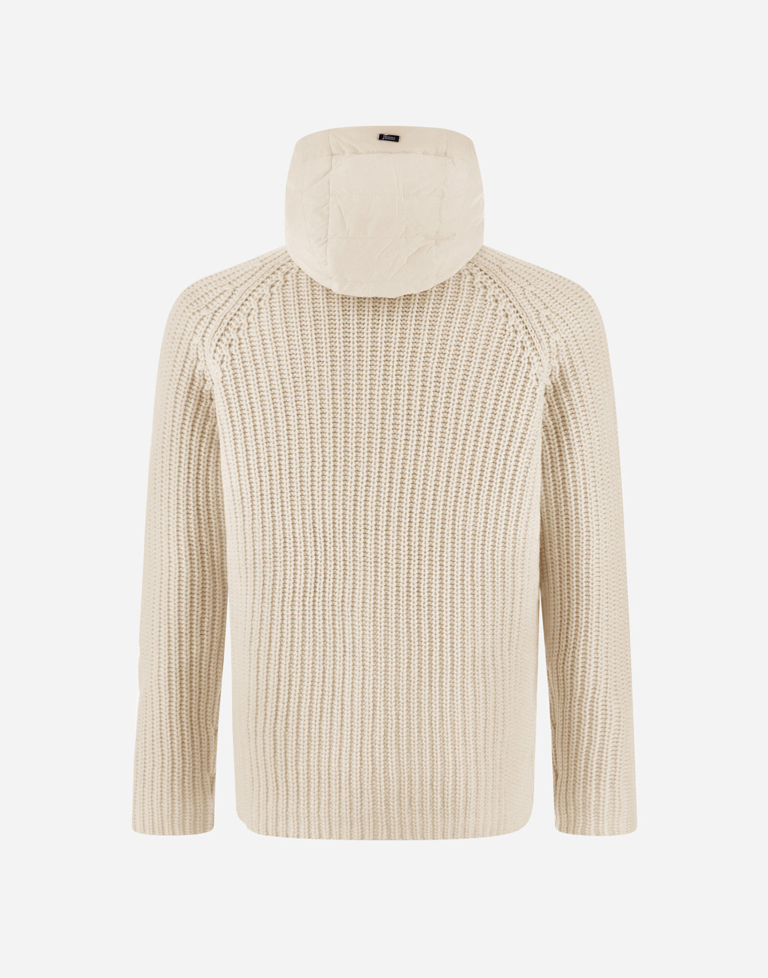 CARDIGAN IN COB STITCH WOOL