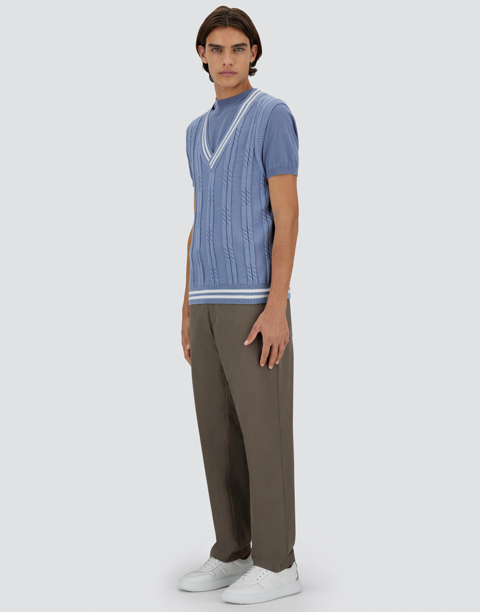 ETERNAL COTTON CABLE GILET