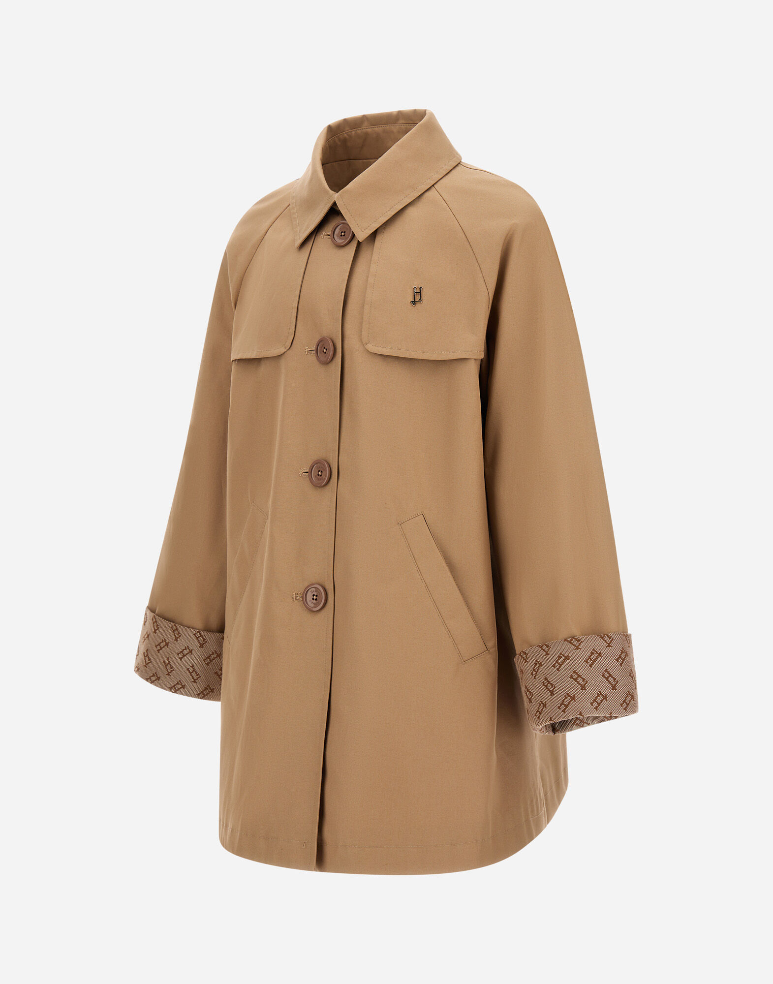 TRENCH COAT IN DEAN AND MONOGRAM