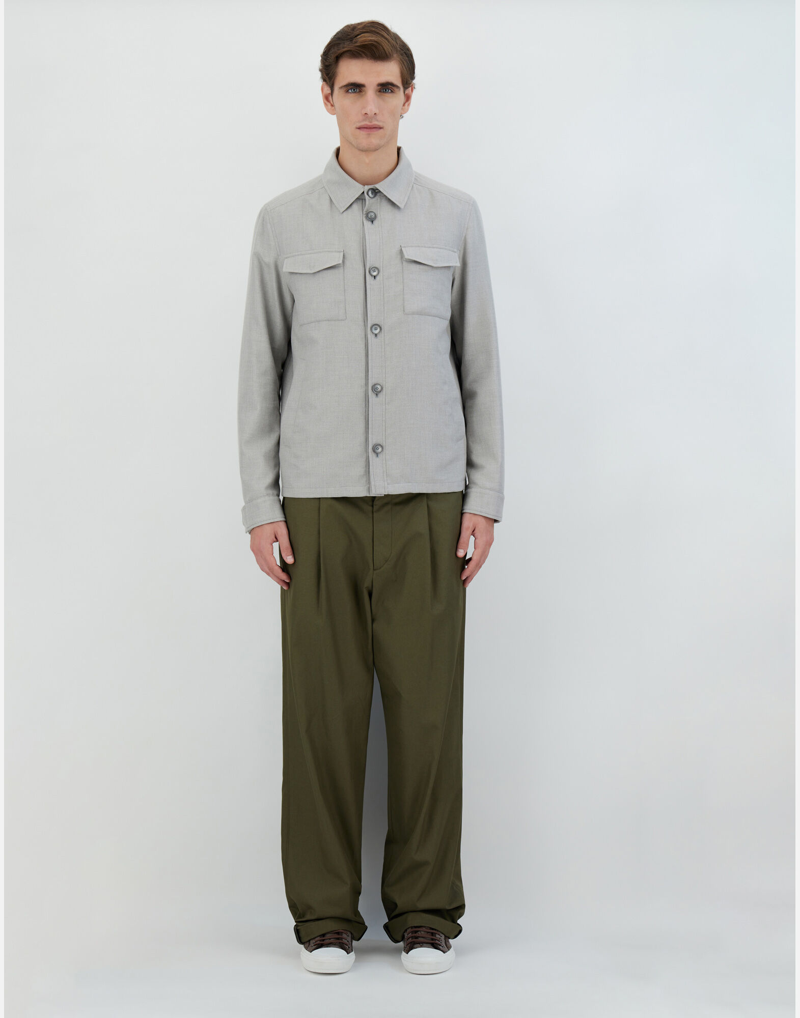 COTTON CASHMERE RAIN SHACKET