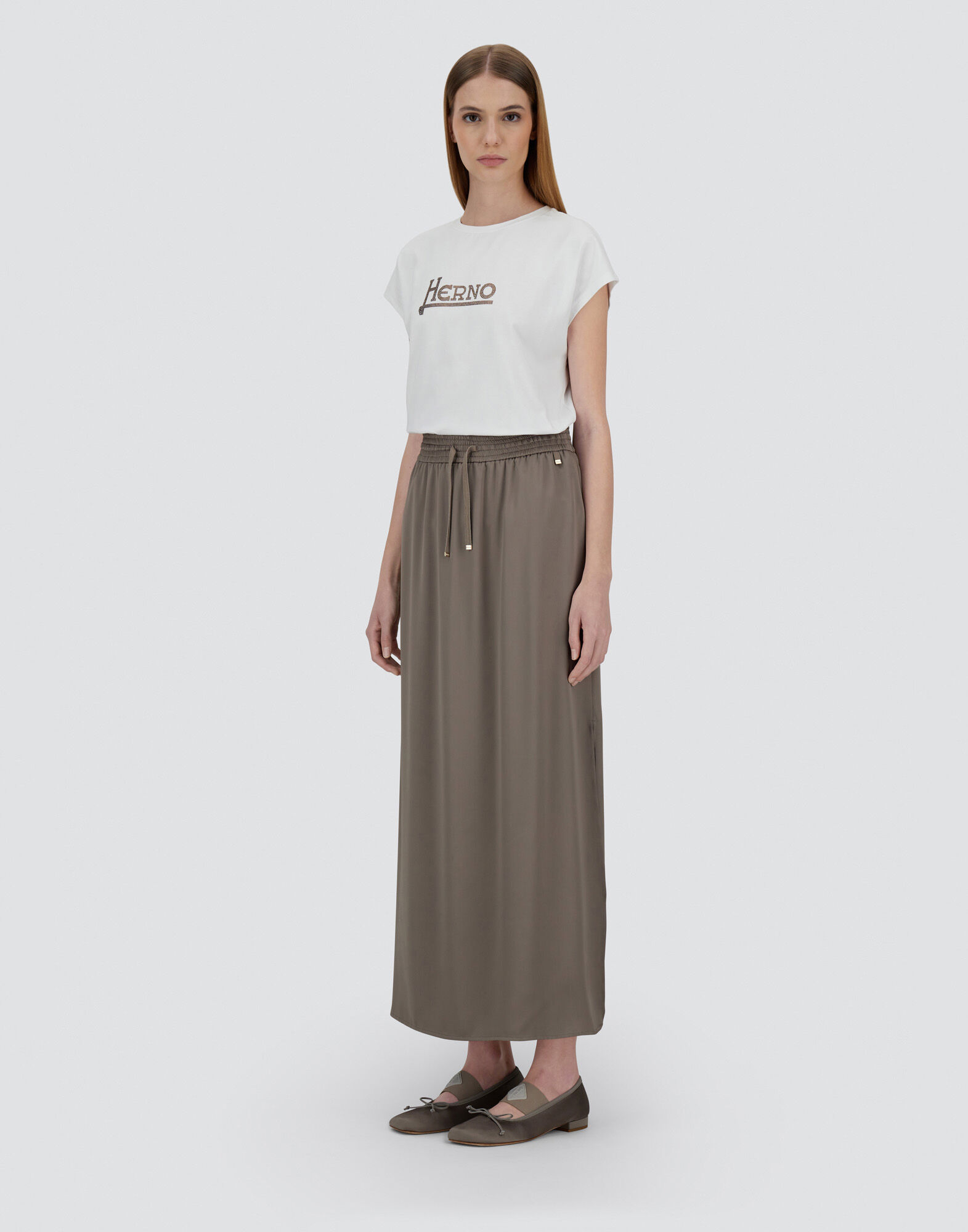 SATIN SKIRT