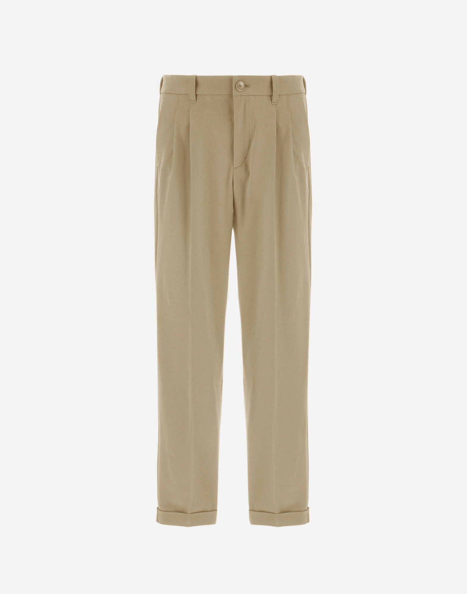 TROUSERS IN STRETCH COTTON VELVET