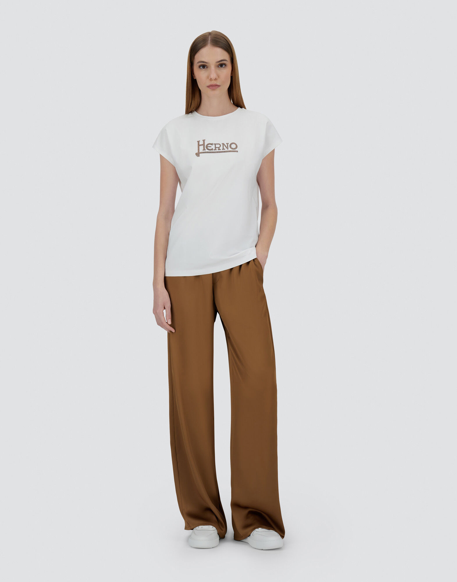 T-SHIRT IN INTERLOCK?JERSEY