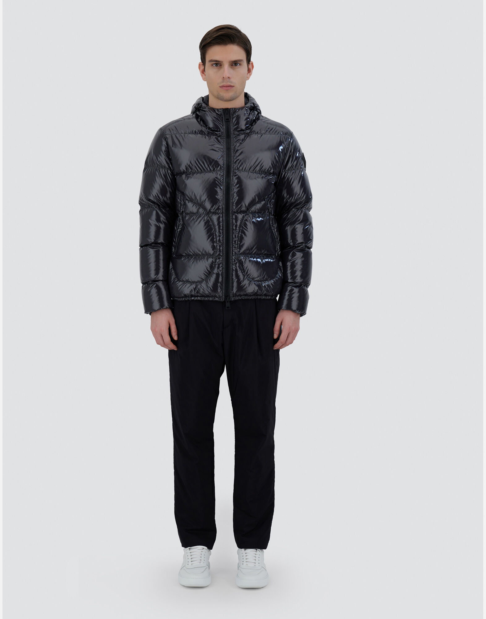 BOMBER JACKET IN GLOSS