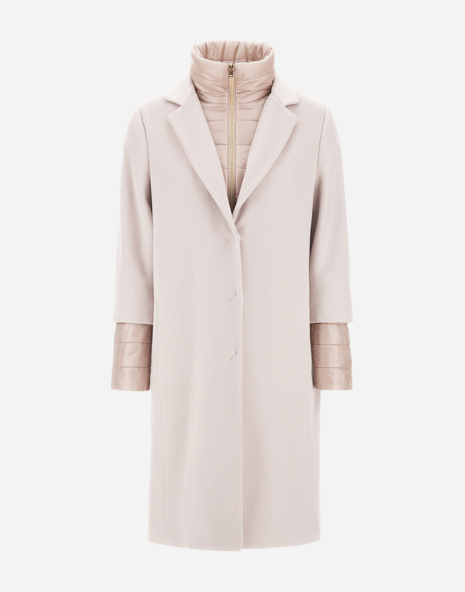 COAT IN NEW CASHMERE AND NYLON ULTRALIGHT