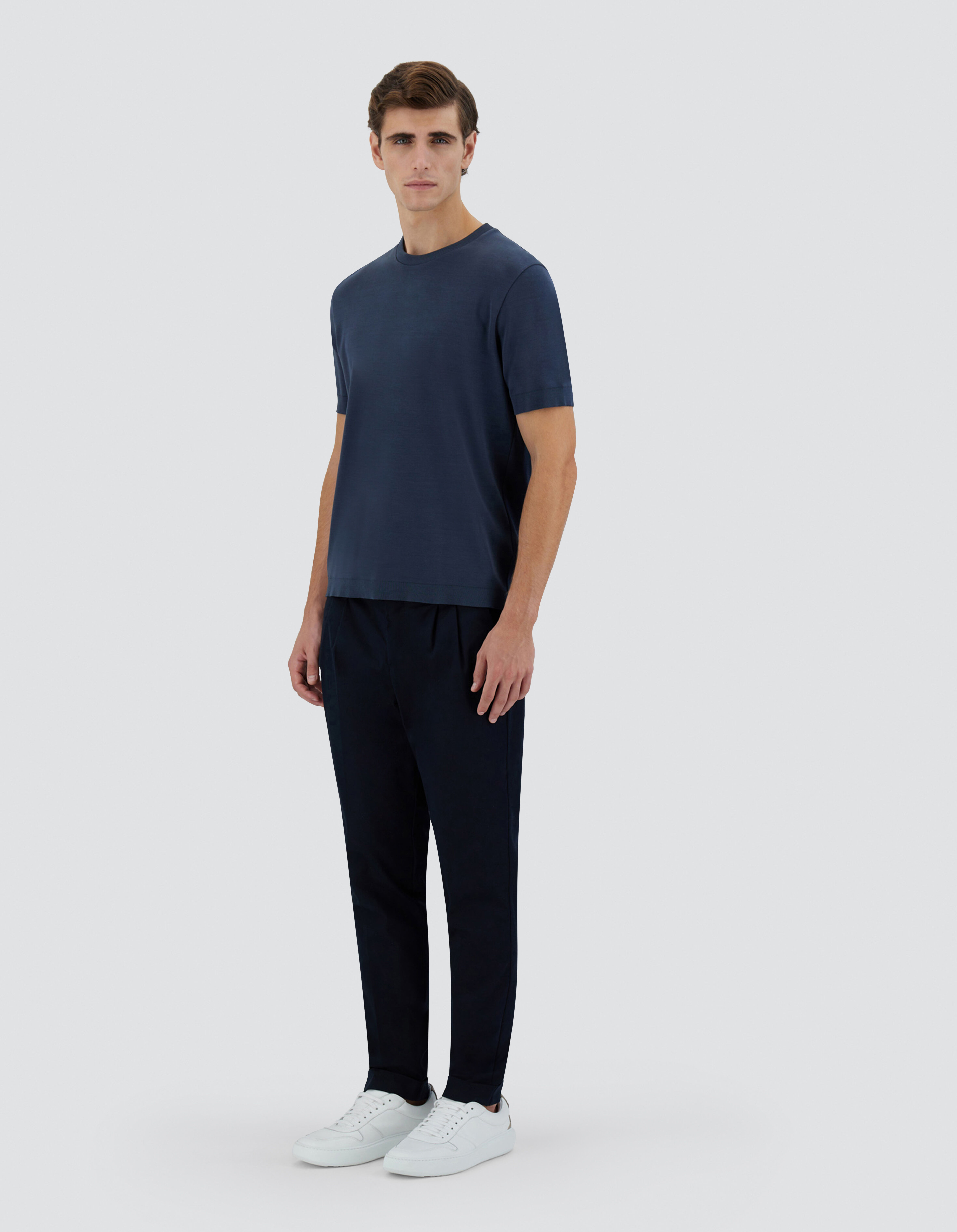 JERSEY KNIT EFFECT T-SHIRT