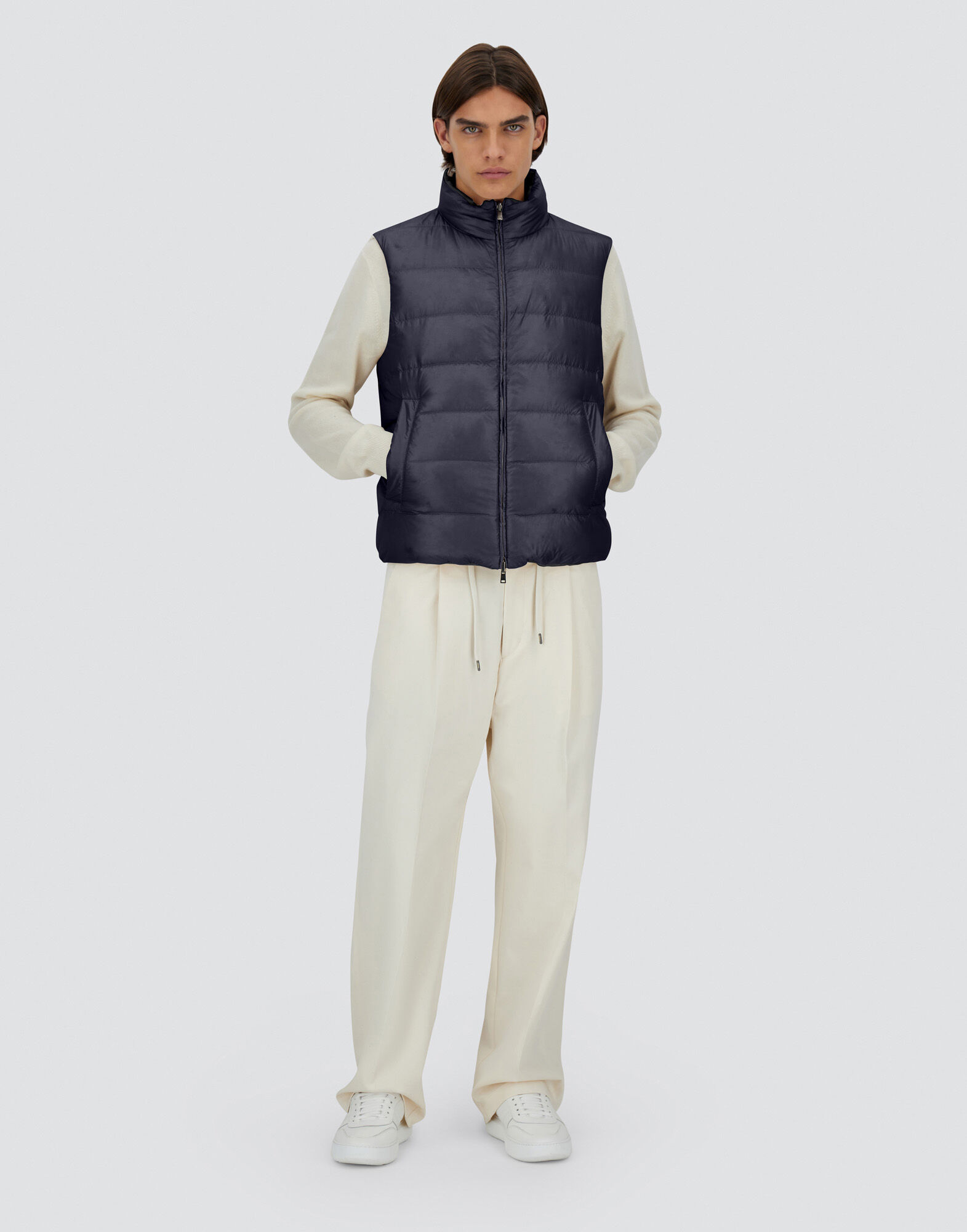 SILK CASHMERE VEST