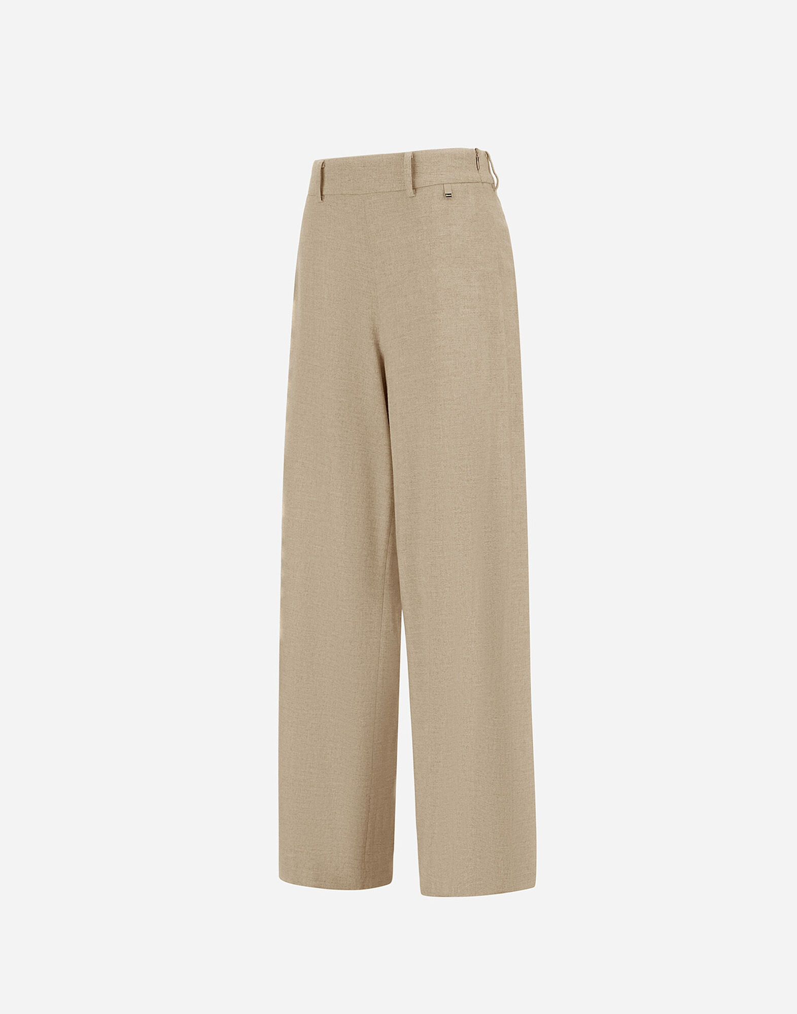 RESORT TROUSERS IN MELANGE FLANNEL