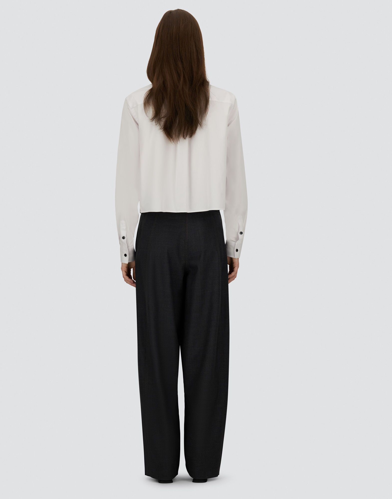 RELAXED TROUSERS IN FLUID WOOL