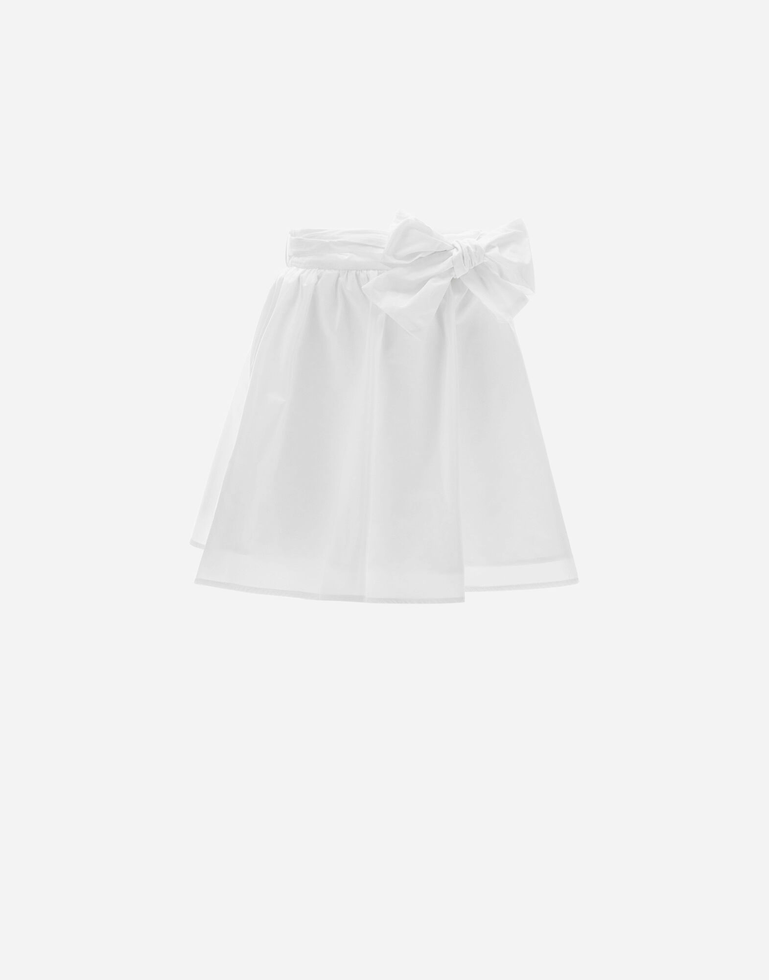 NEW TECHNO TAFFETA SKIRT