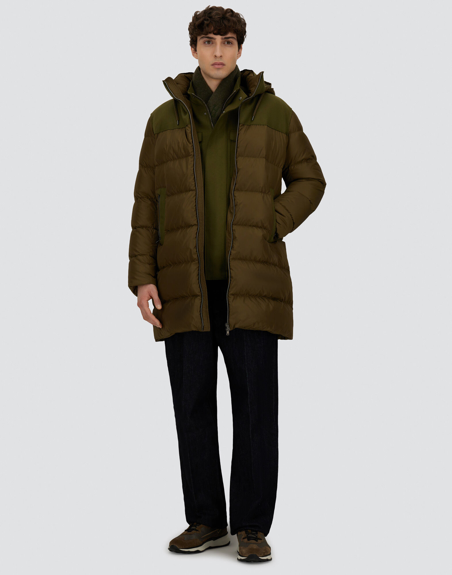 FIELD JACKET IN PURE WOOL CLOTH