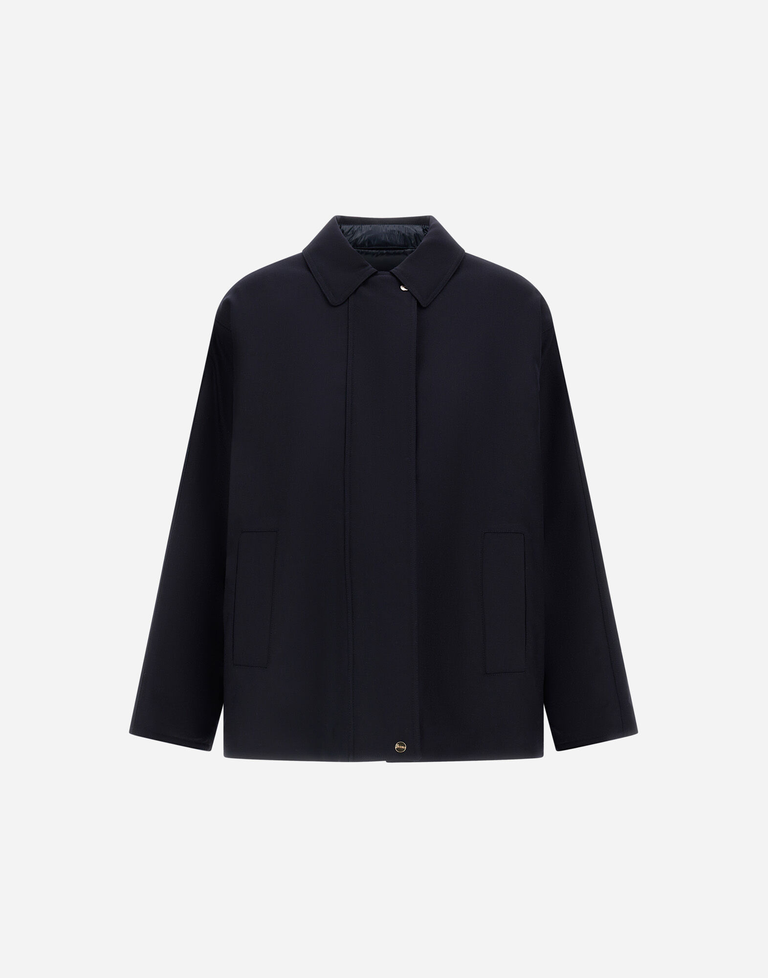 JACKET IN FLUID WOOL AND NYLON ULTRALIGHT