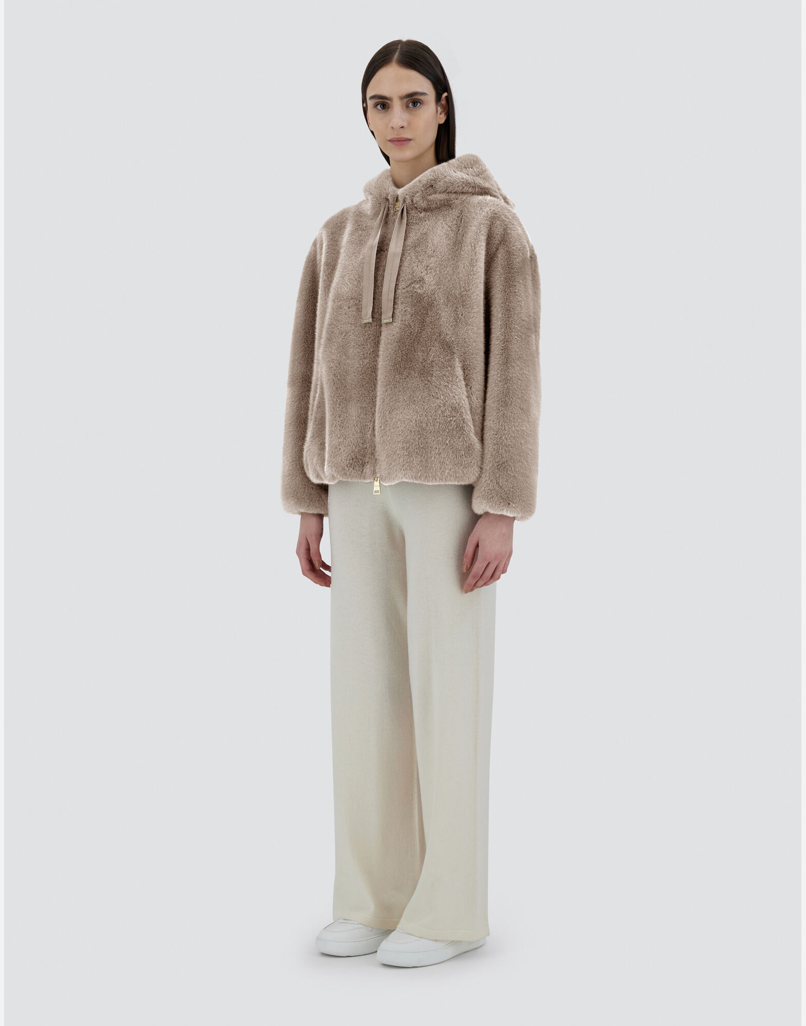 SWEATSHIRT IN FAUX MINK FUR