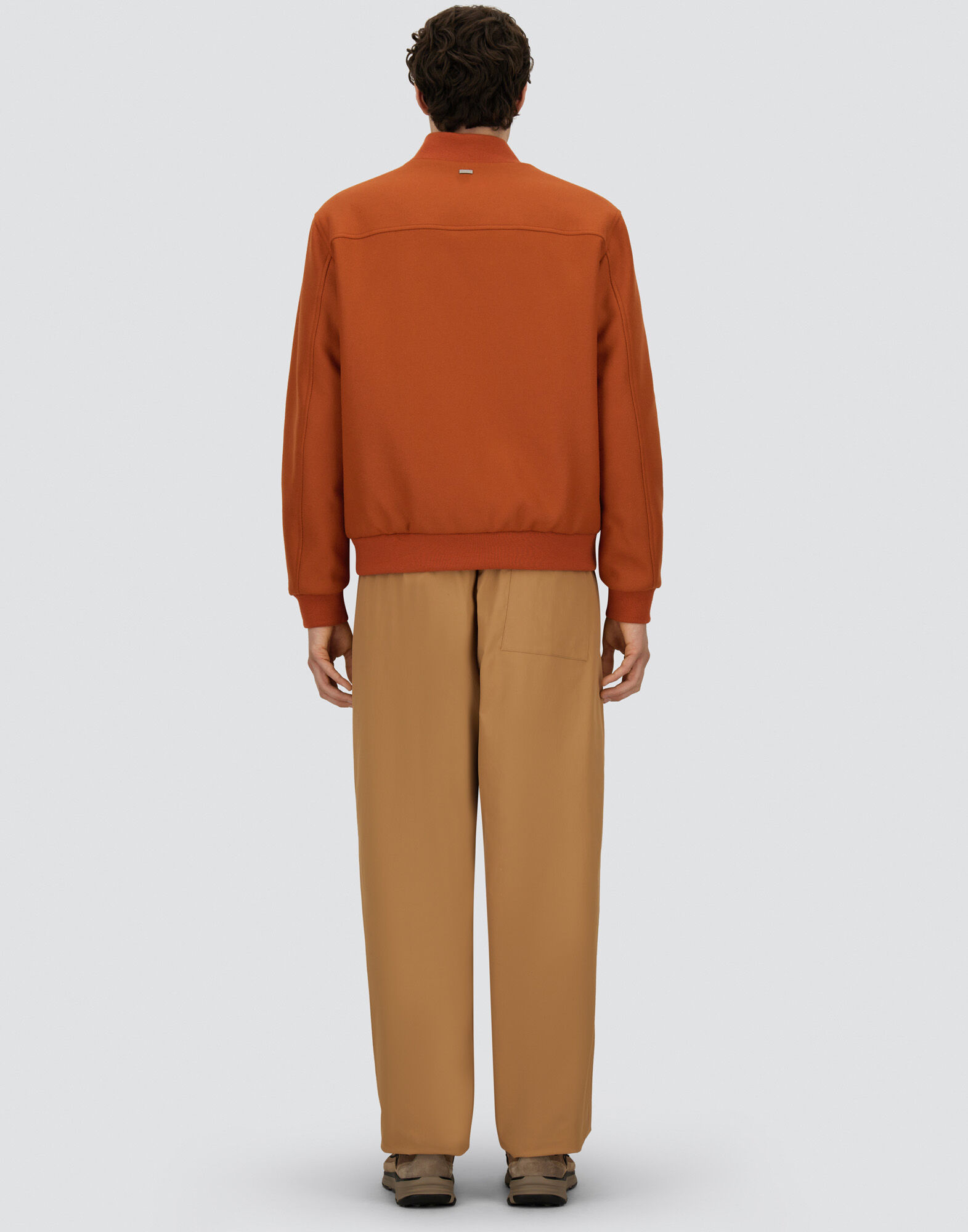 BOMBER JACKET IN EASY WOOL