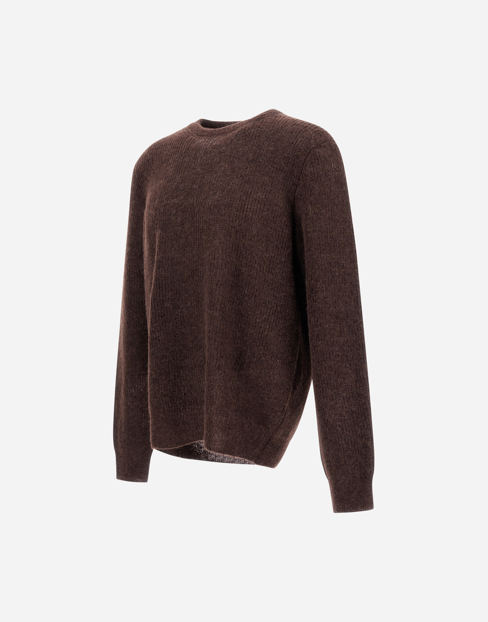 SWEATER IN COB STITCH ALPACA WOOL