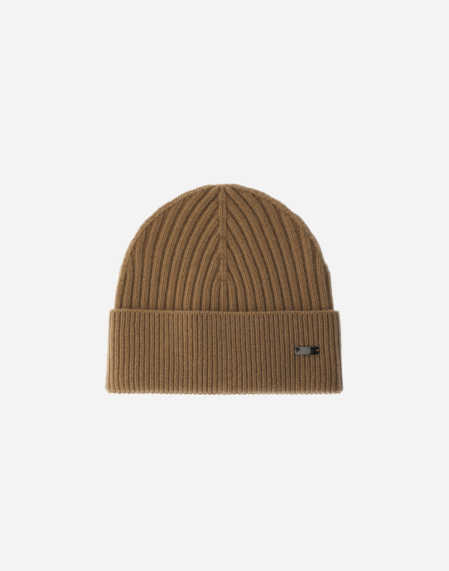 BEANIE IN DOUBLE RIB WOOL