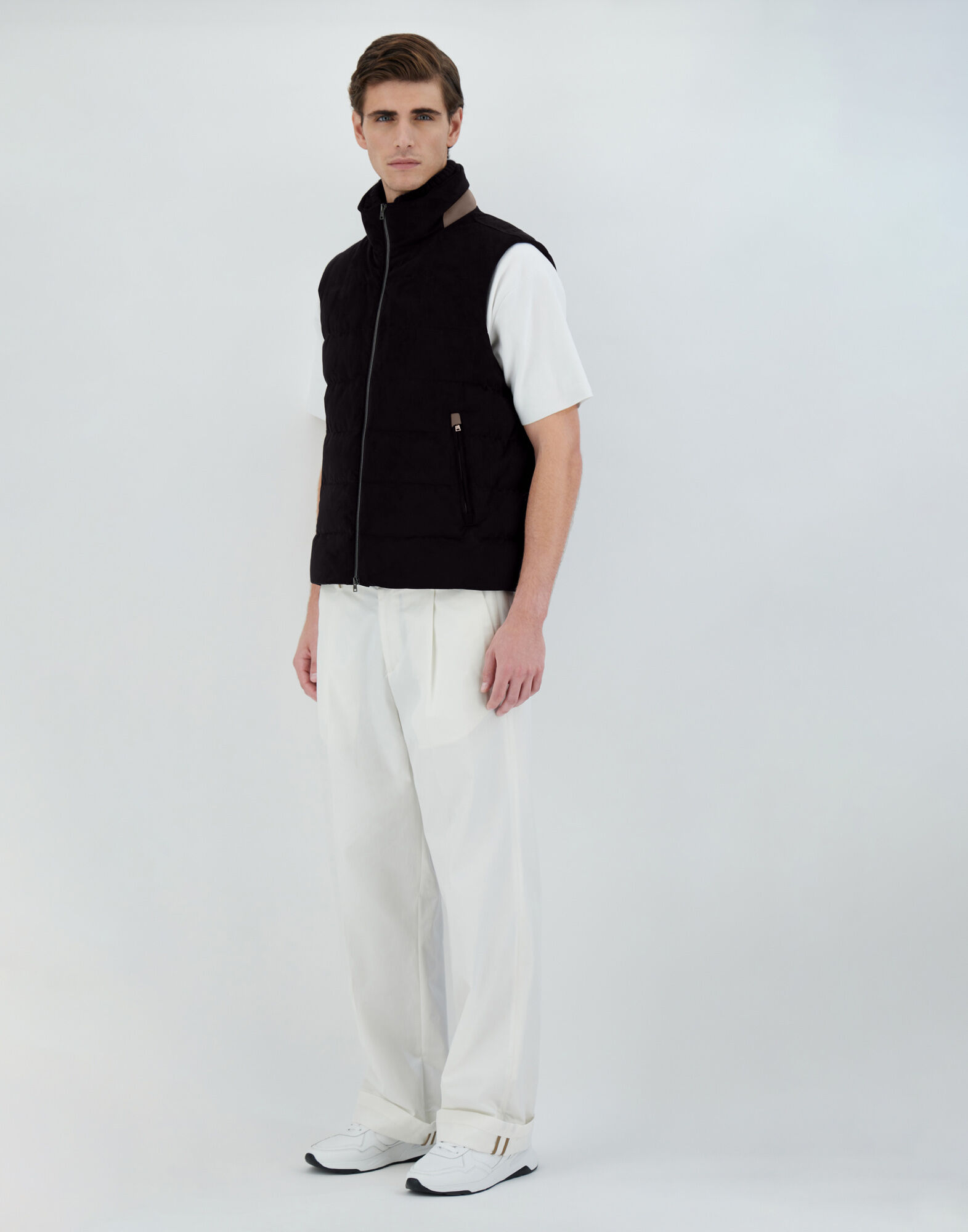 SUEDE EFFECT VEST