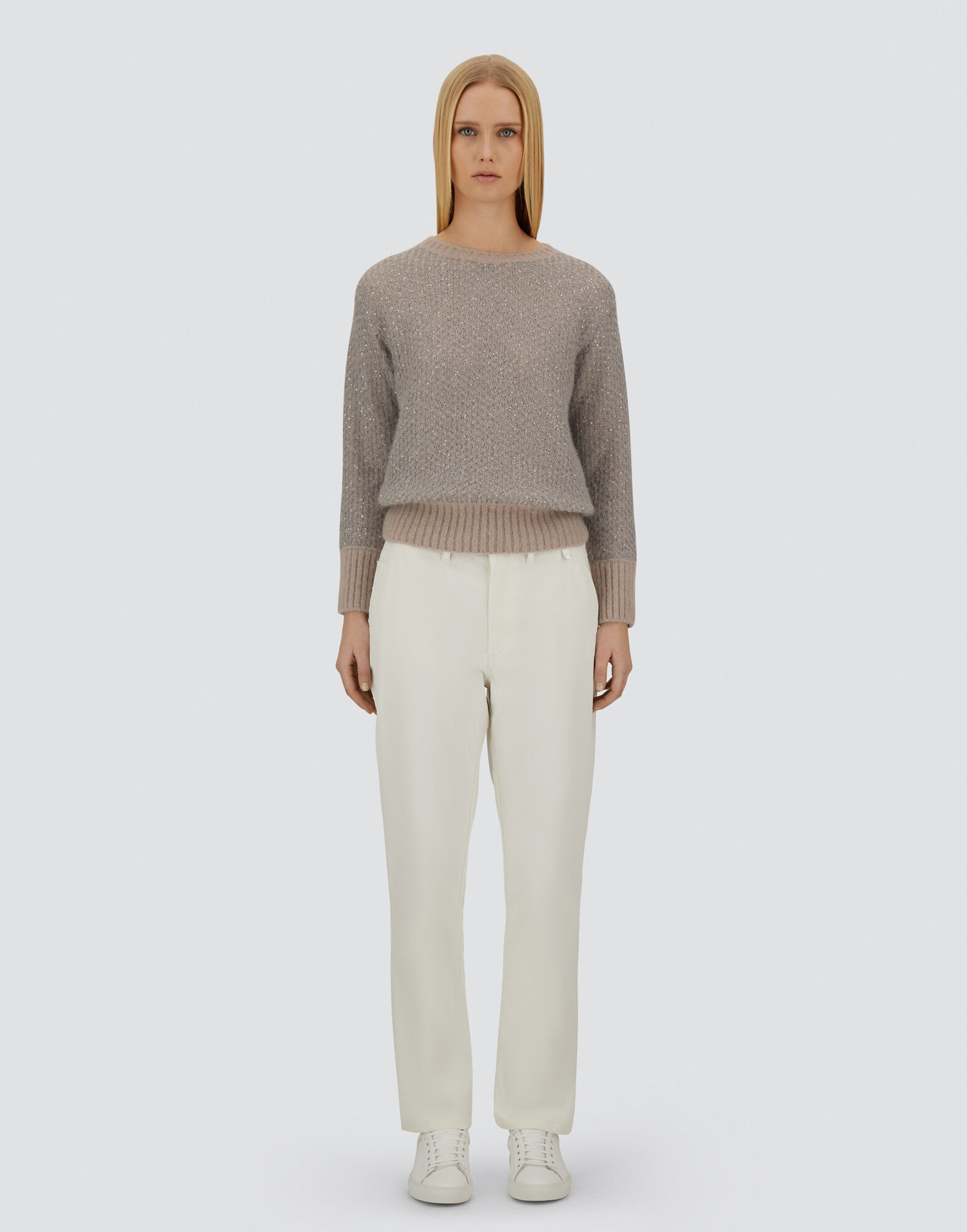 RESORT TROUSERS IN COTTON FEEL